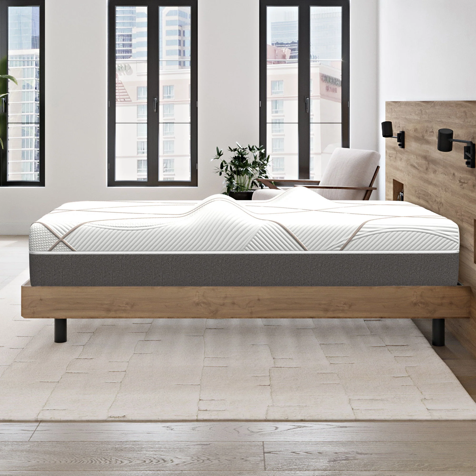 12" Profile Massage Mattress Hybrid - Image 5