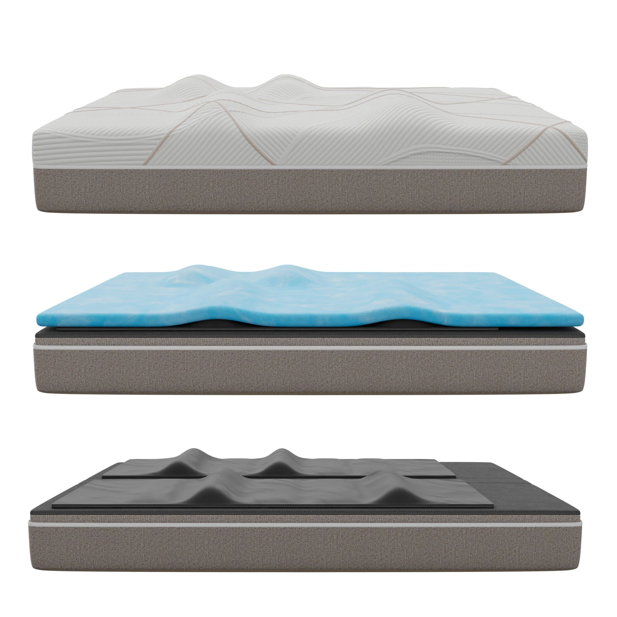 12" Profile Massage Mattress Hybrid - Image 8