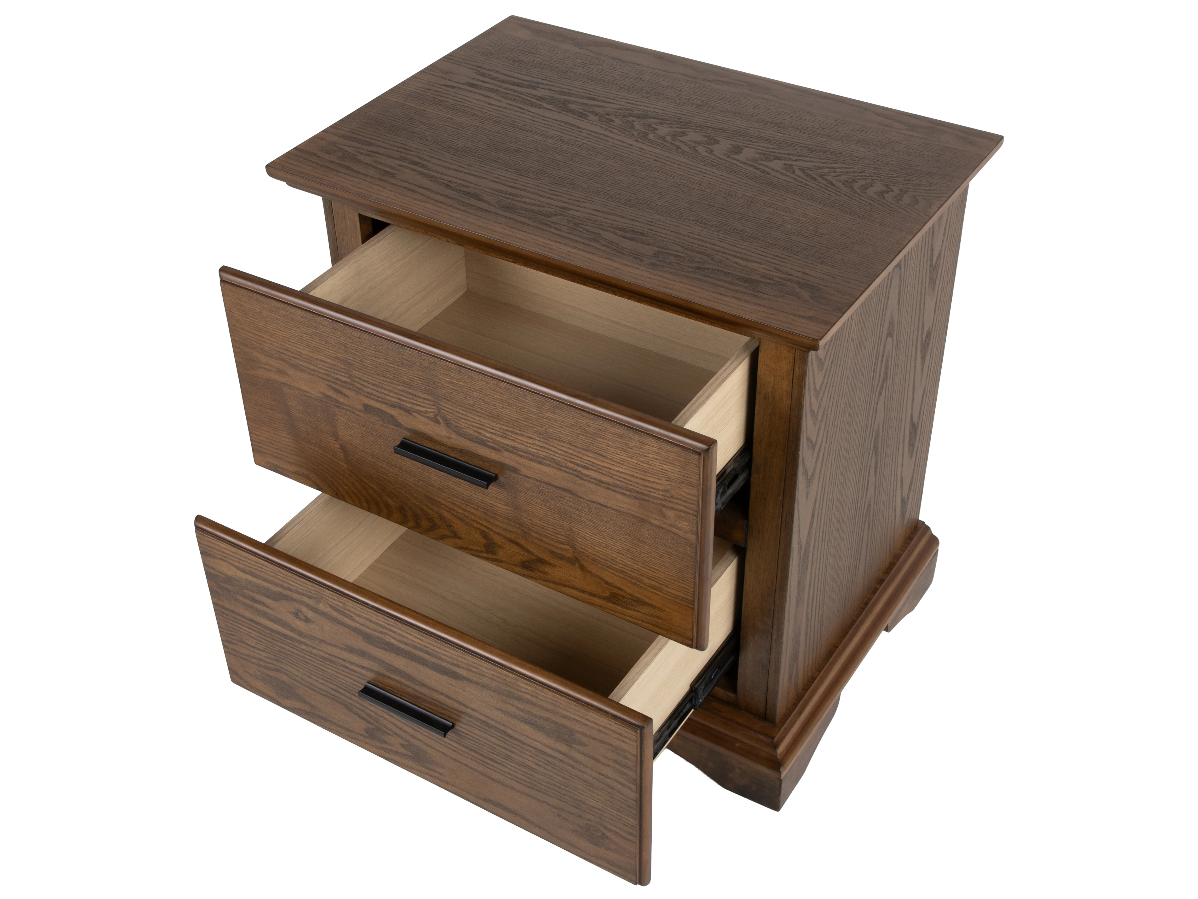 6-Piece Bedroom Set with LED Lighting, Button-Tufted Upholstered Storage Bed, Dresser, Mirror & Nightstand — Light Oak Finish - Image 12