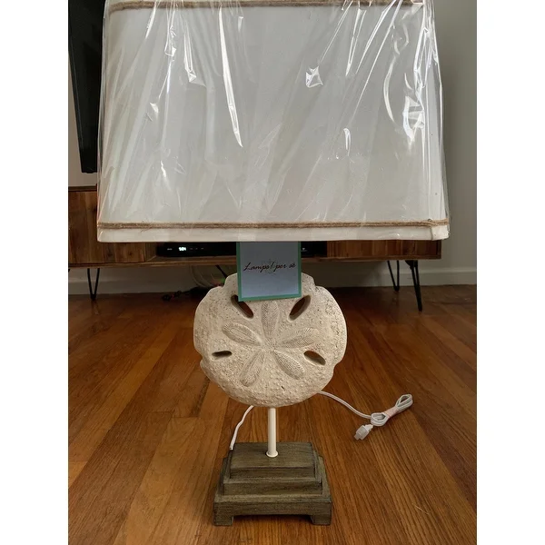 27.75- inch Sand Dollar Table Lamp (Set of 2) - Image 2