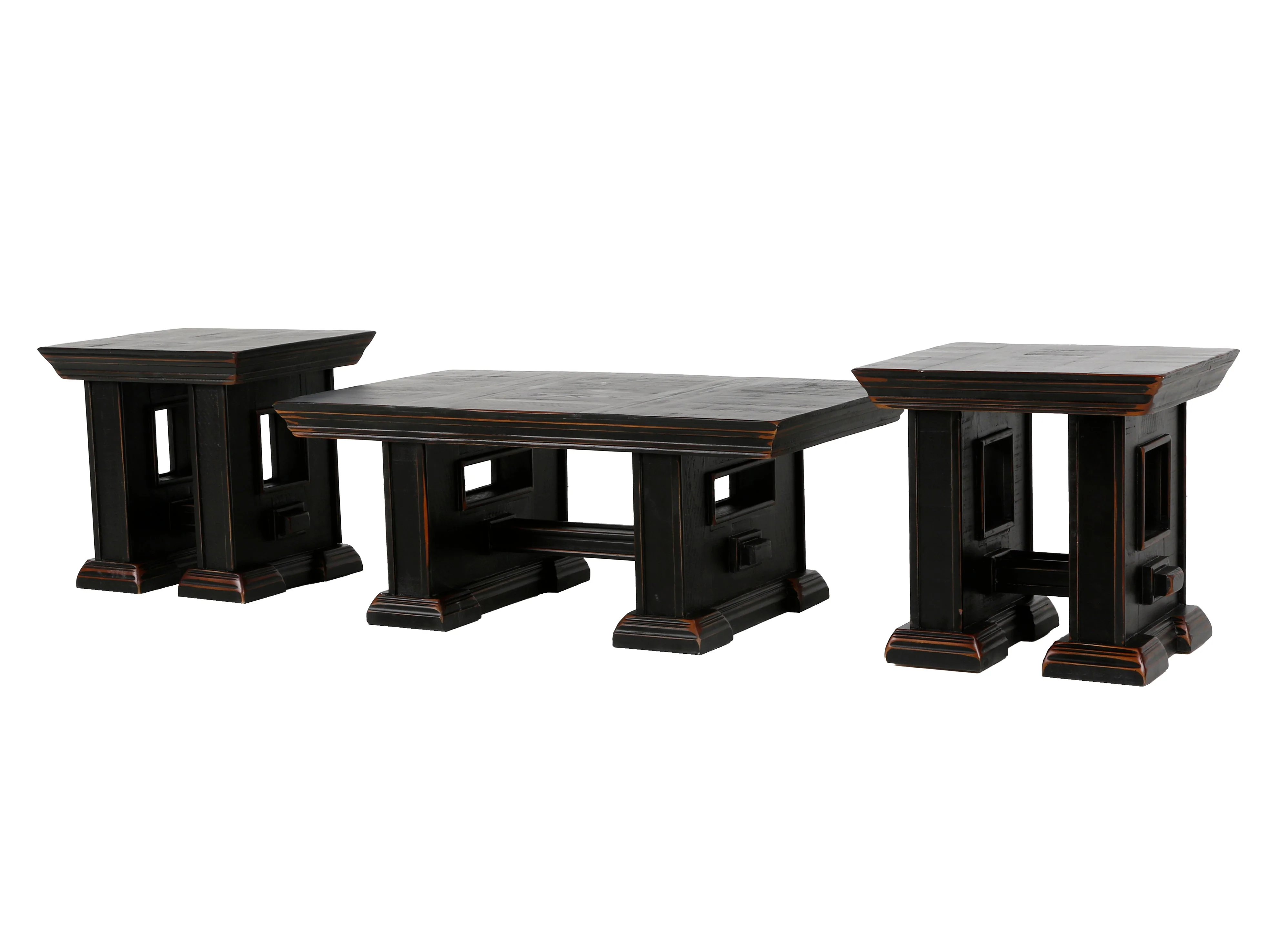 MAGNOLIA / ASPEN 3 PIECE COFFEE TABLE SET - Image 2