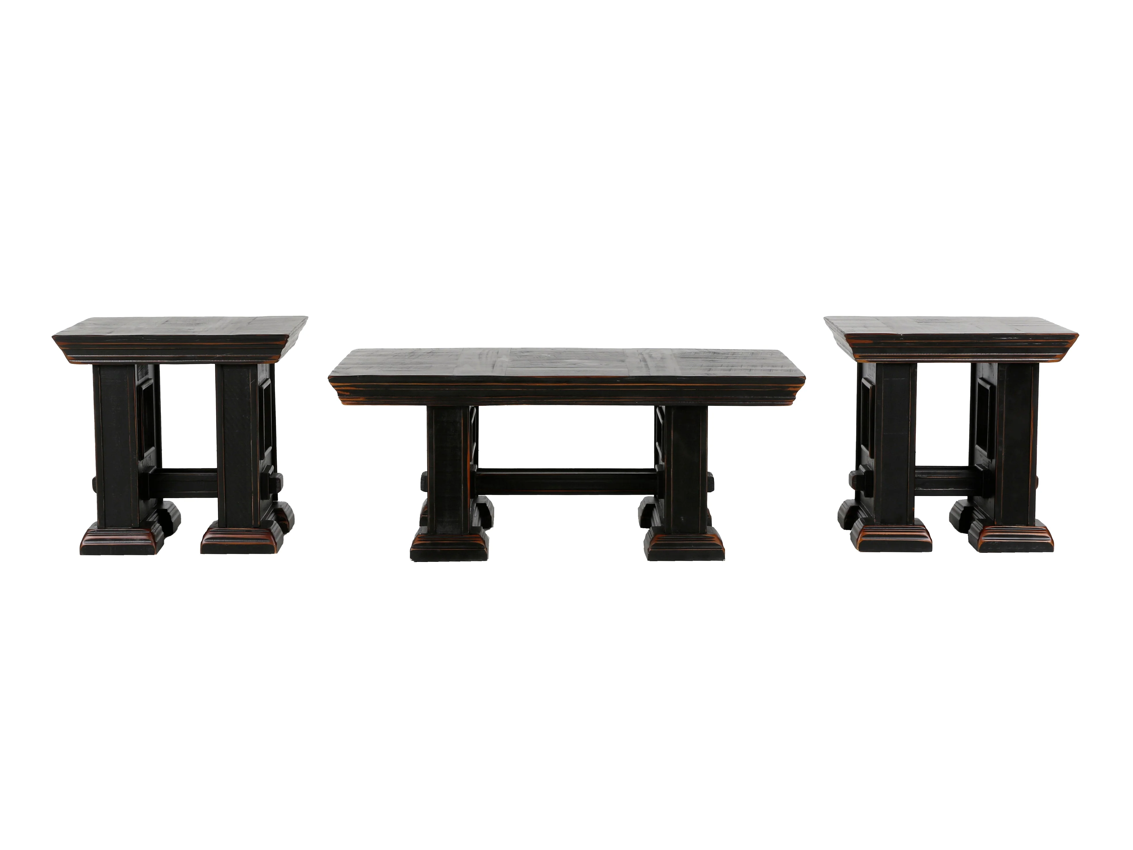 MAGNOLIA / ASPEN 3 PIECE COFFEE TABLE SET - Image 3