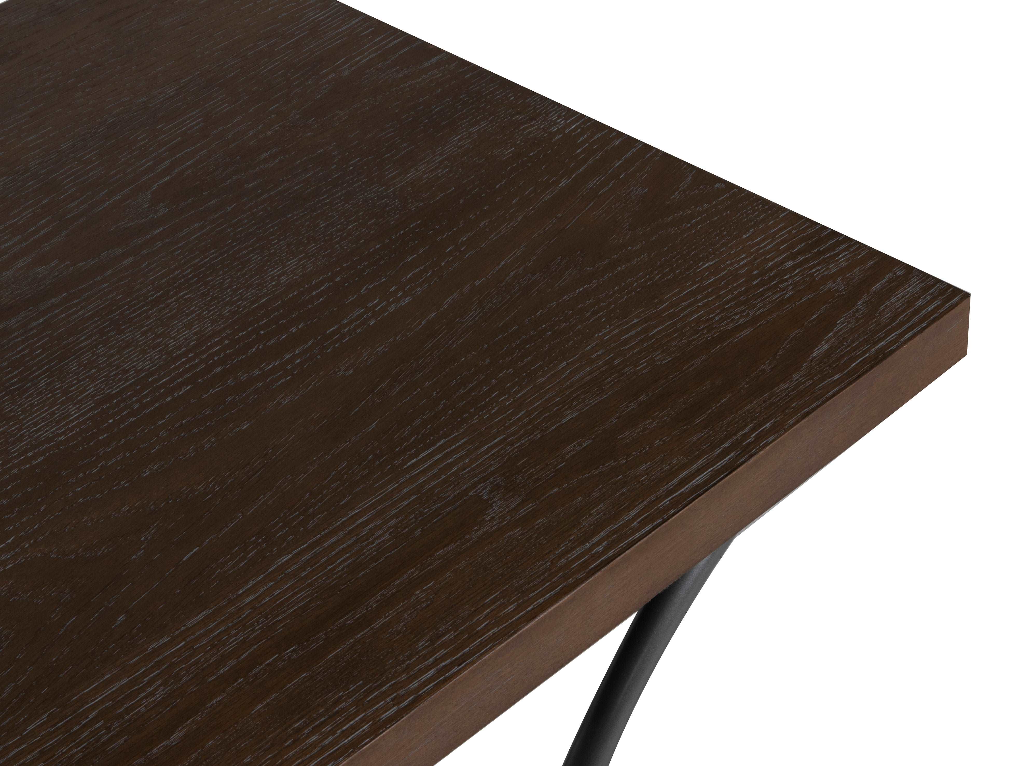 3-Piece Industrial Coffee Table Set with Metal X-Base & Wood Tops - Image 4