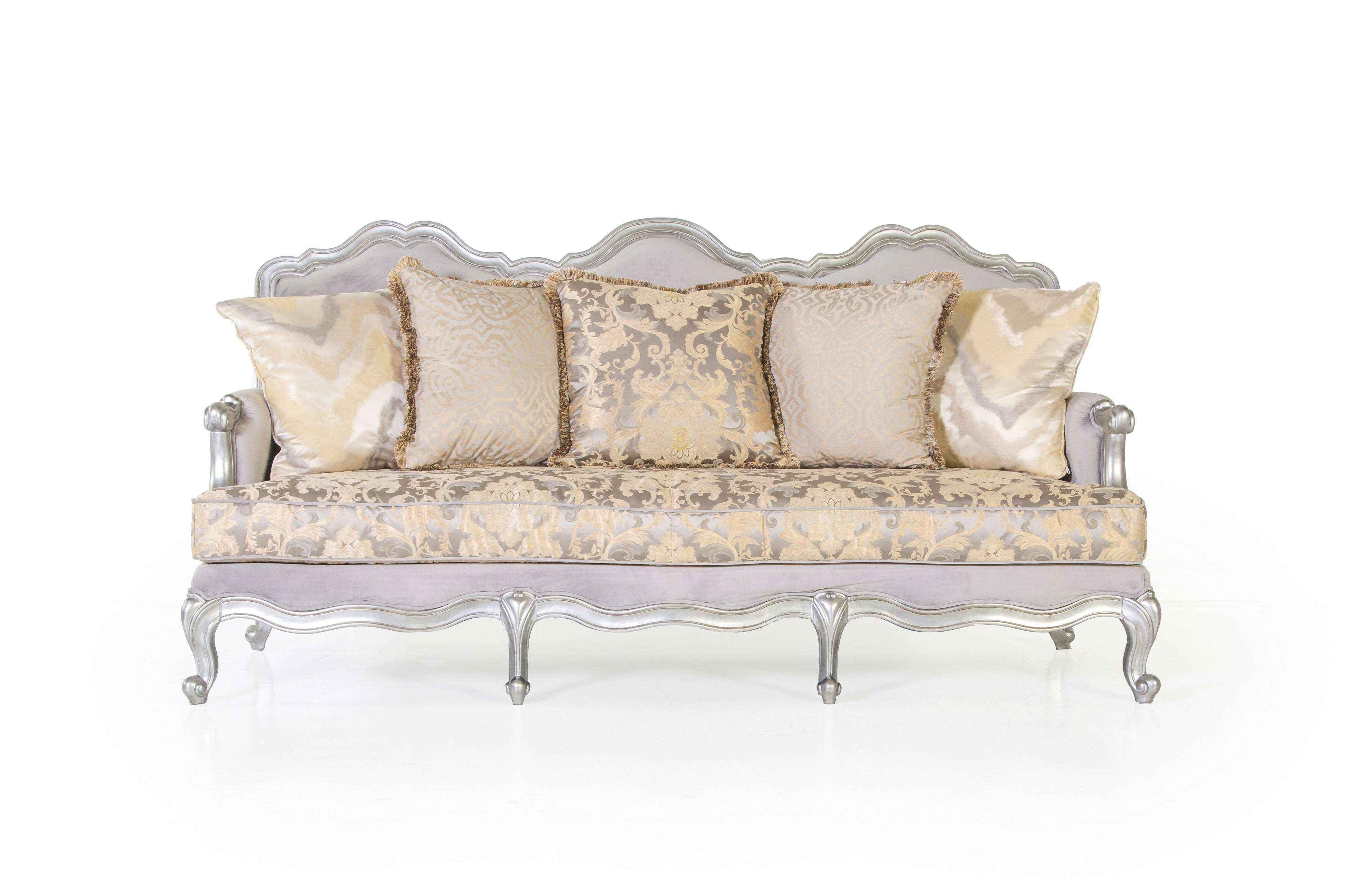 Traditional 3-Piece Living Room Set with Sofa, Loveseat & Chair - Image 3