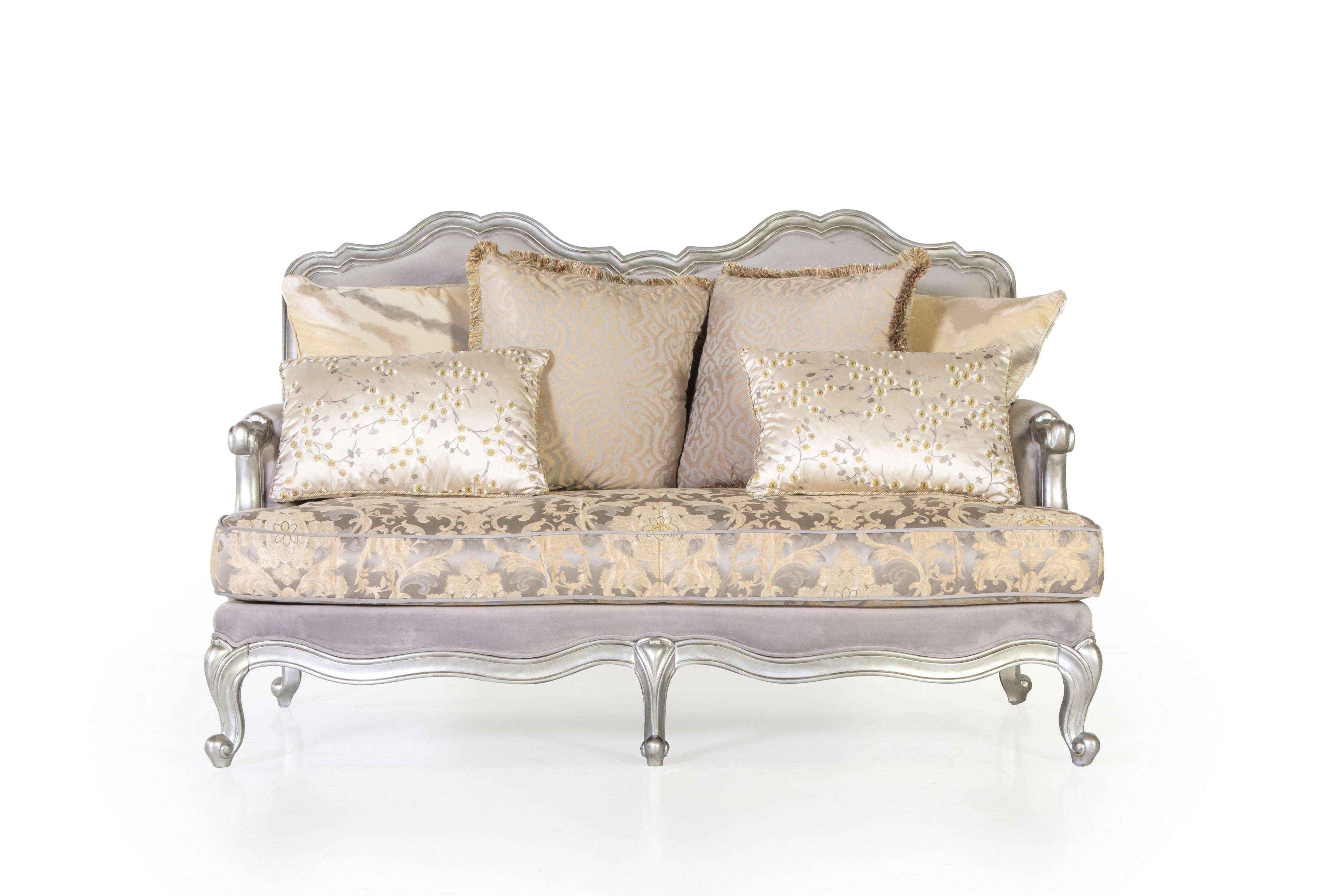 Traditional 3-Piece Living Room Set with Sofa, Loveseat & Chair - Image 4