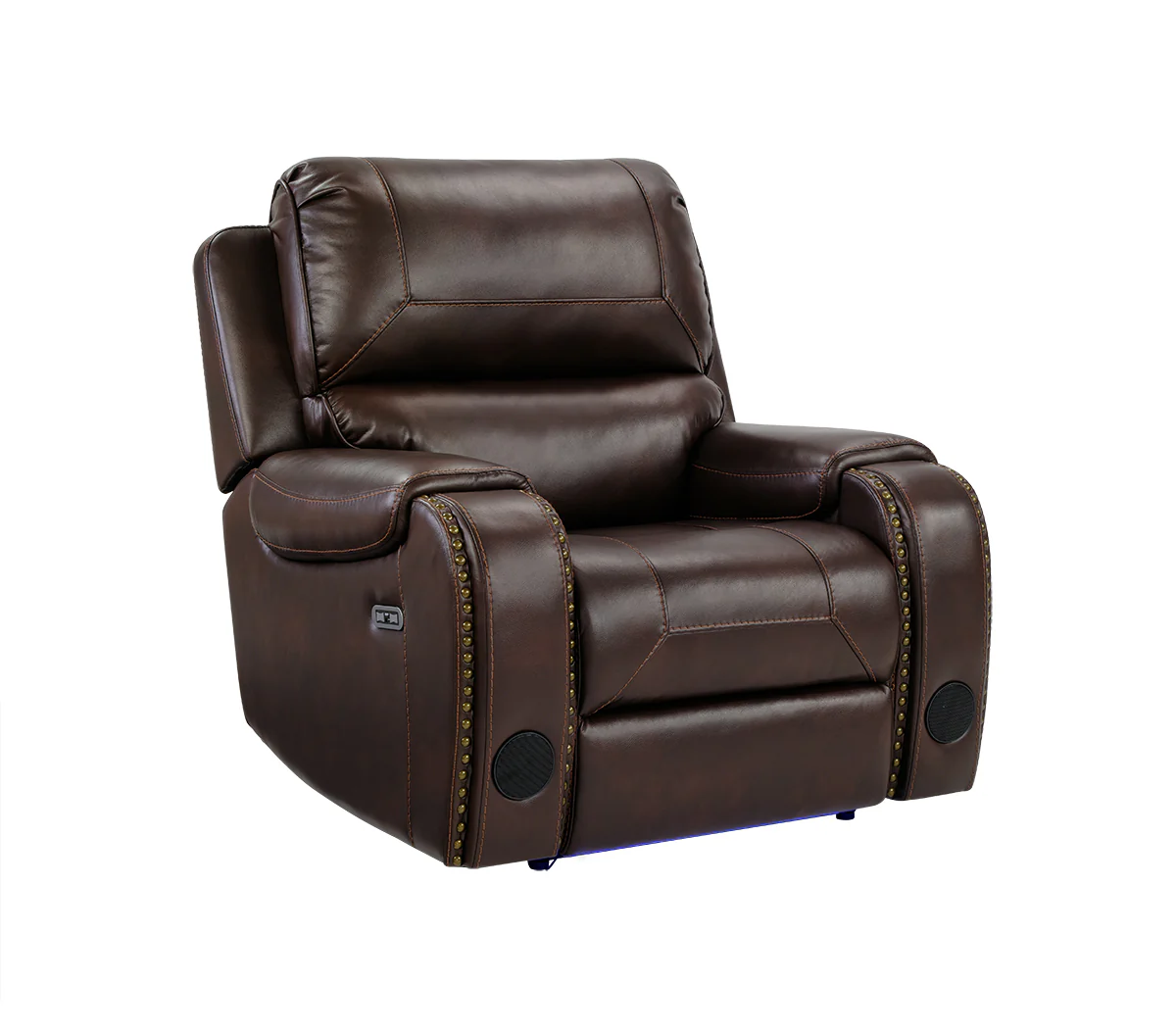 Brown 3 Piece Power Reclining Living Room Set with Sofa, Loveseat & Recliner - Image 4