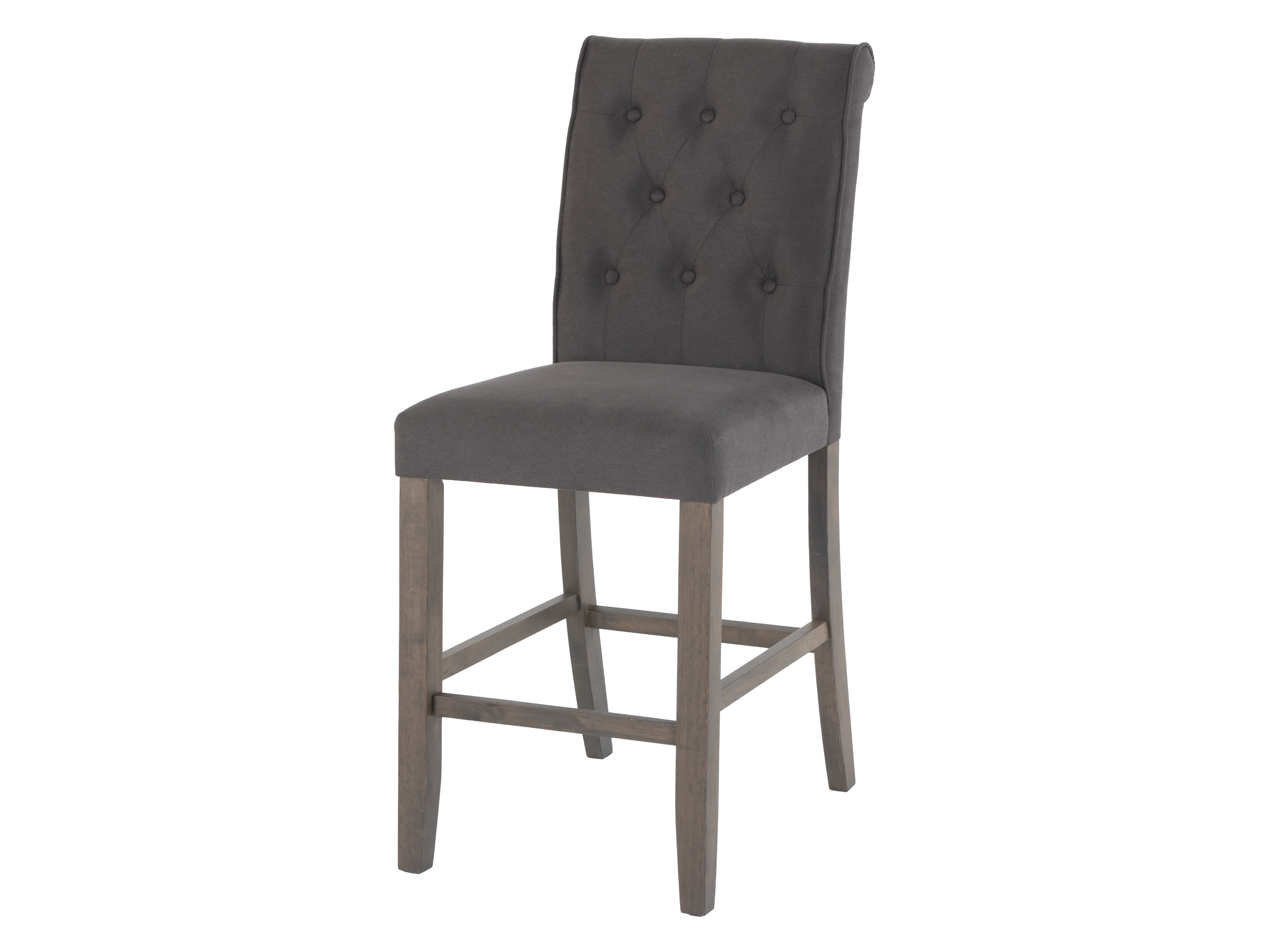 Counter Height Dining Set with Table, Chairs & Bench – Gray Upholstered - Image 5