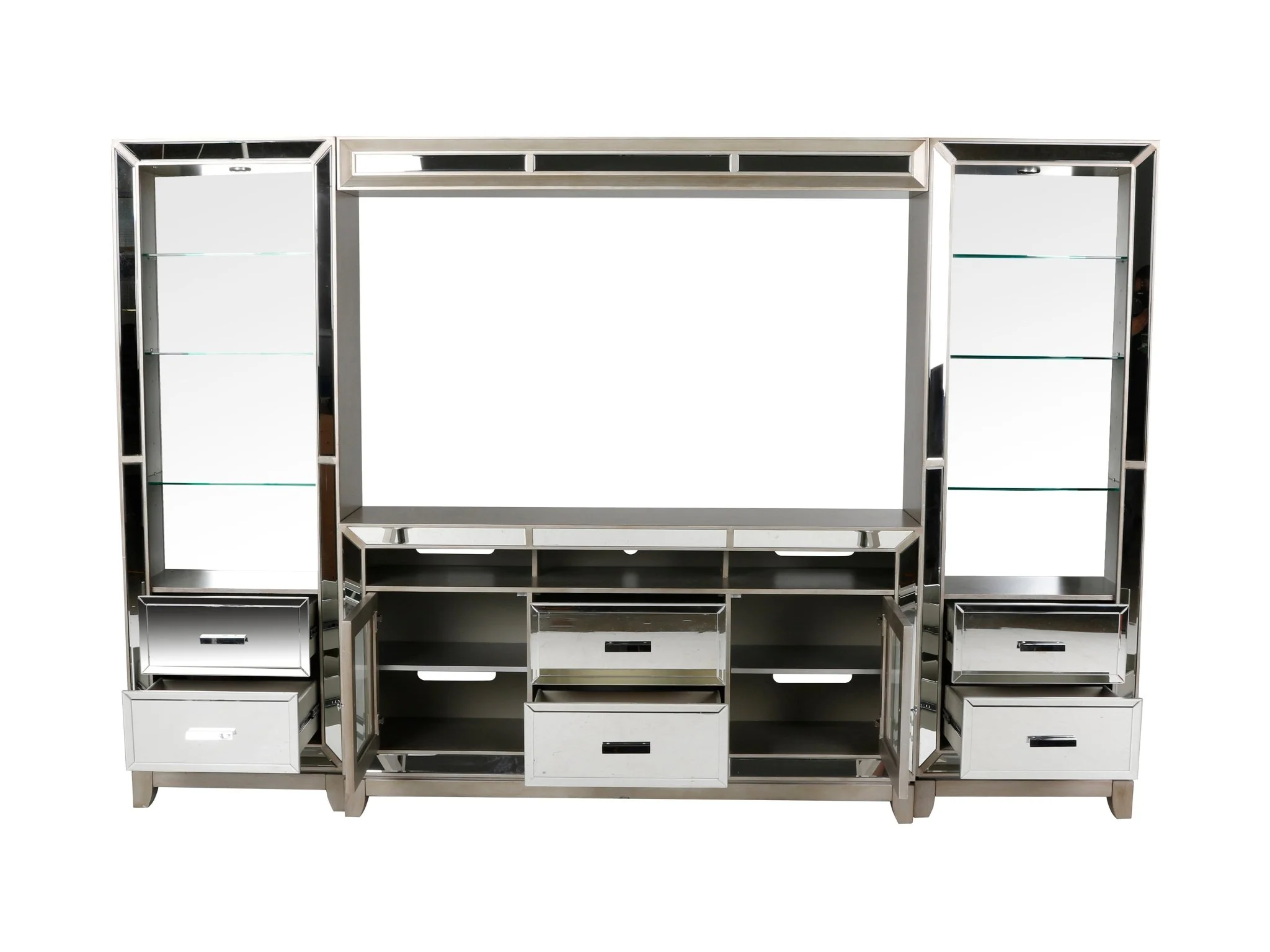 4 PIECE ENTERTAINMENT CENTER - Image 4