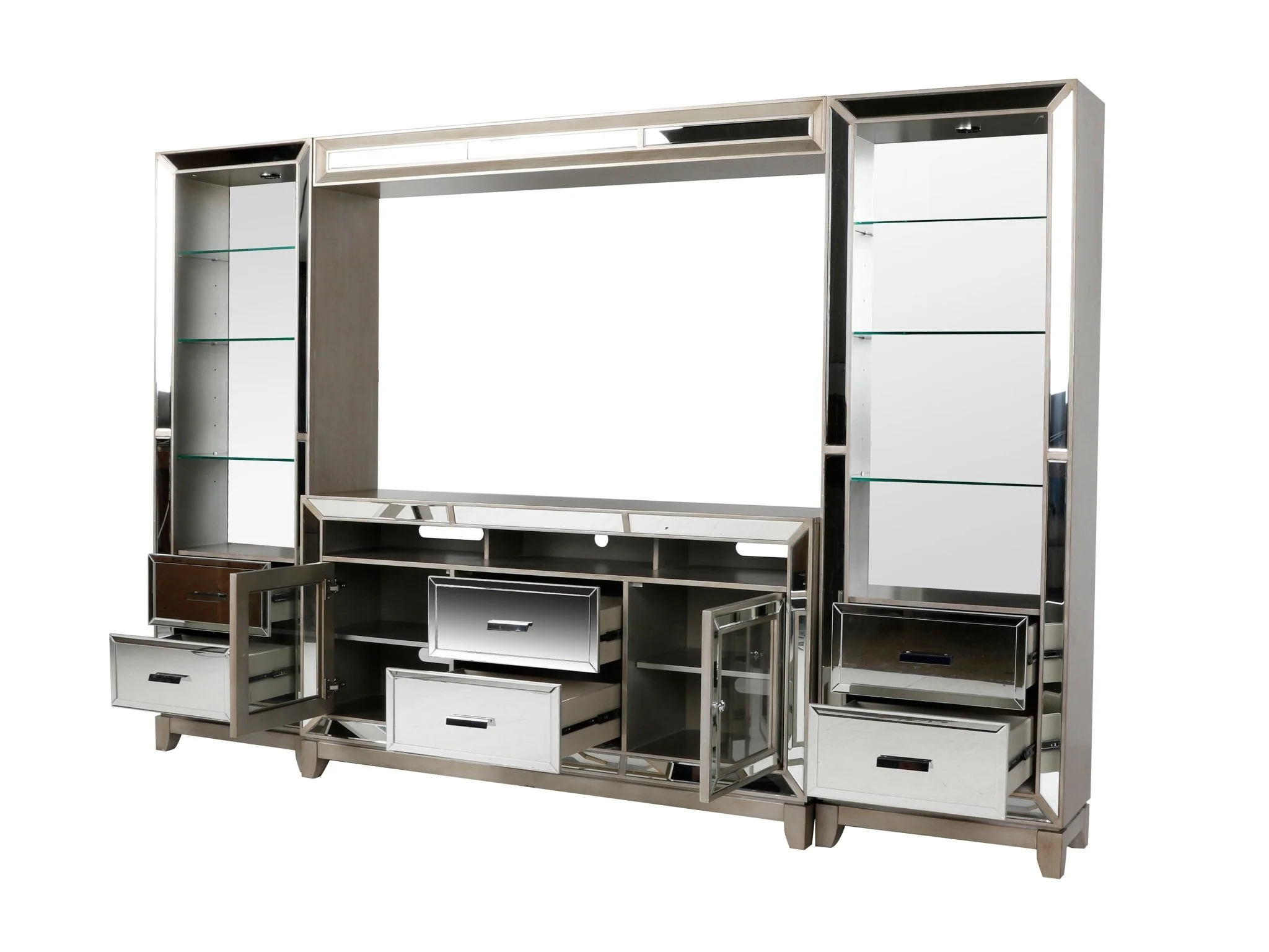 4 PIECE ENTERTAINMENT CENTER - Image 5
