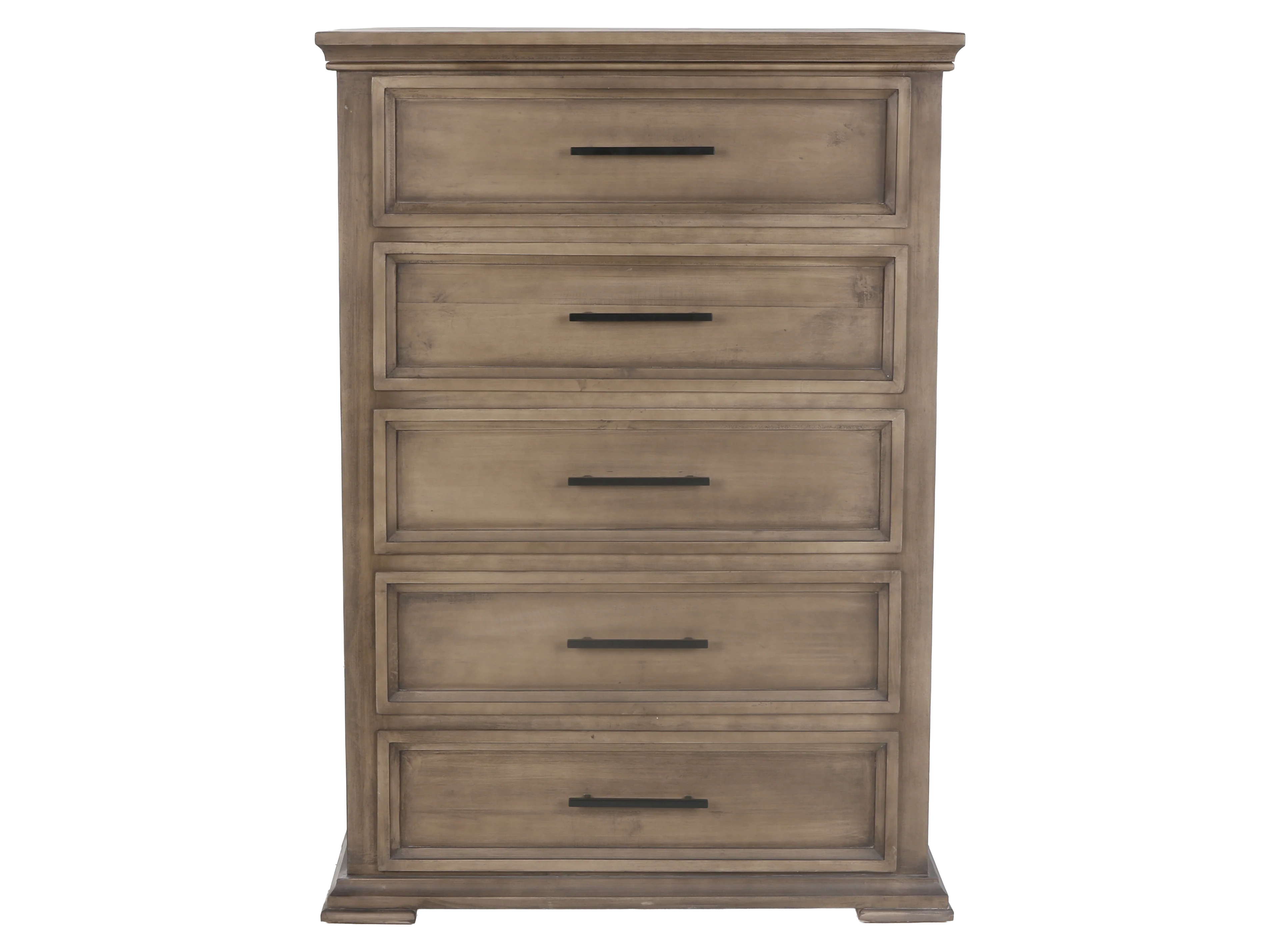 5 Drawer Rustic Chest of Drawers - Image 2