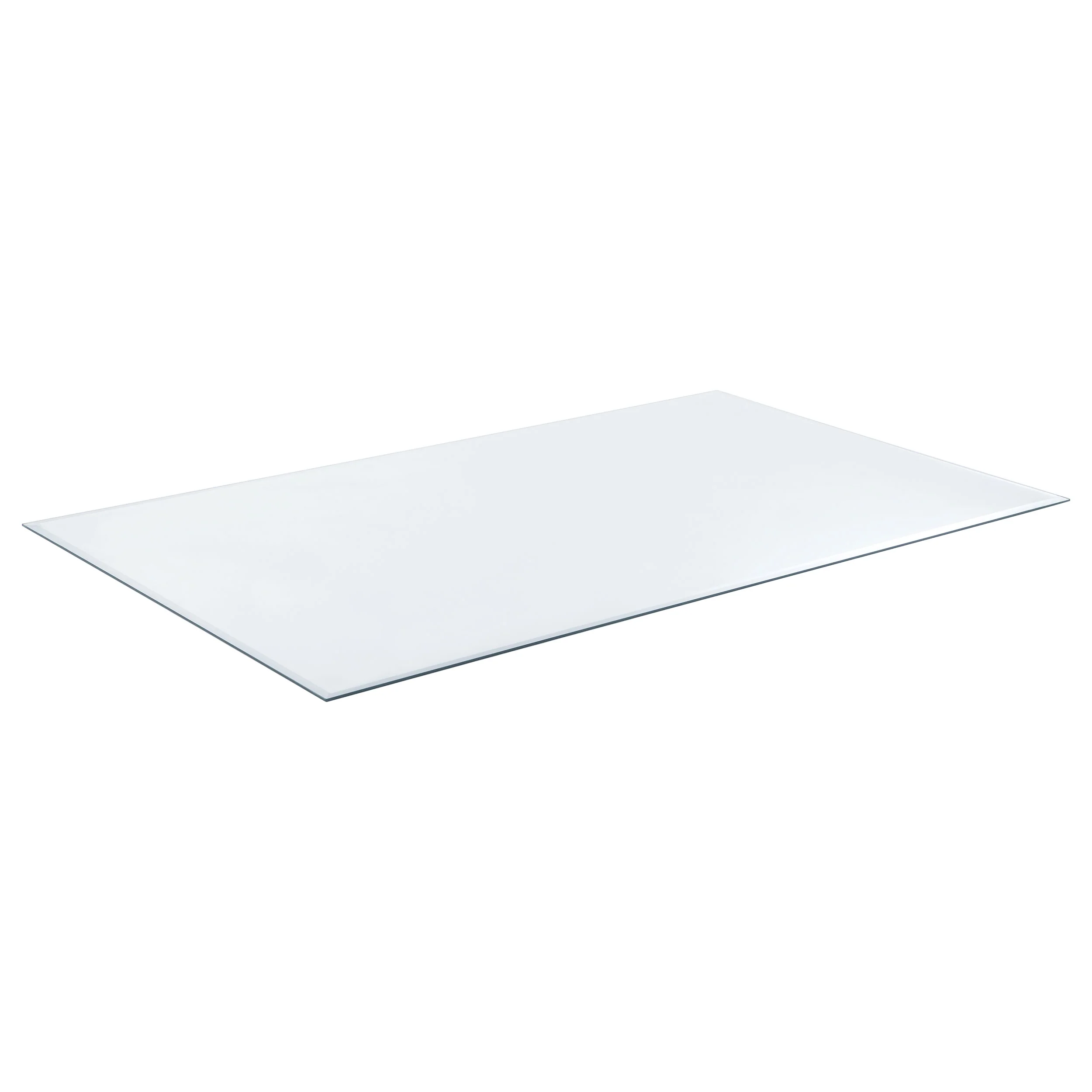 52x27-inch 6mm Rectangular Clear Tempered Glass Top - Image 7