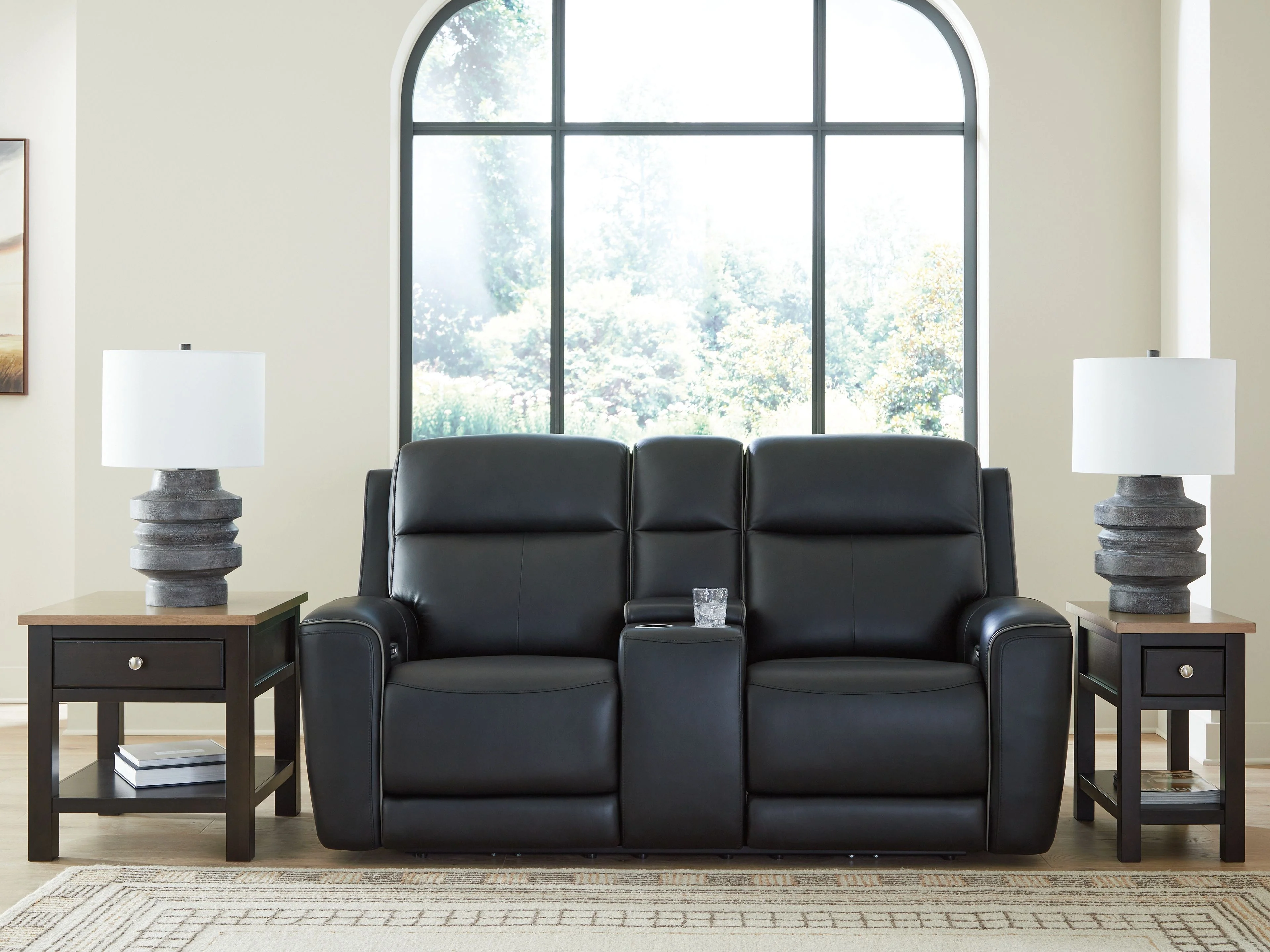 5Z-Comfort - Relaxation - Power Reclining Loveseat with Console / Adj Headrest - Image 12