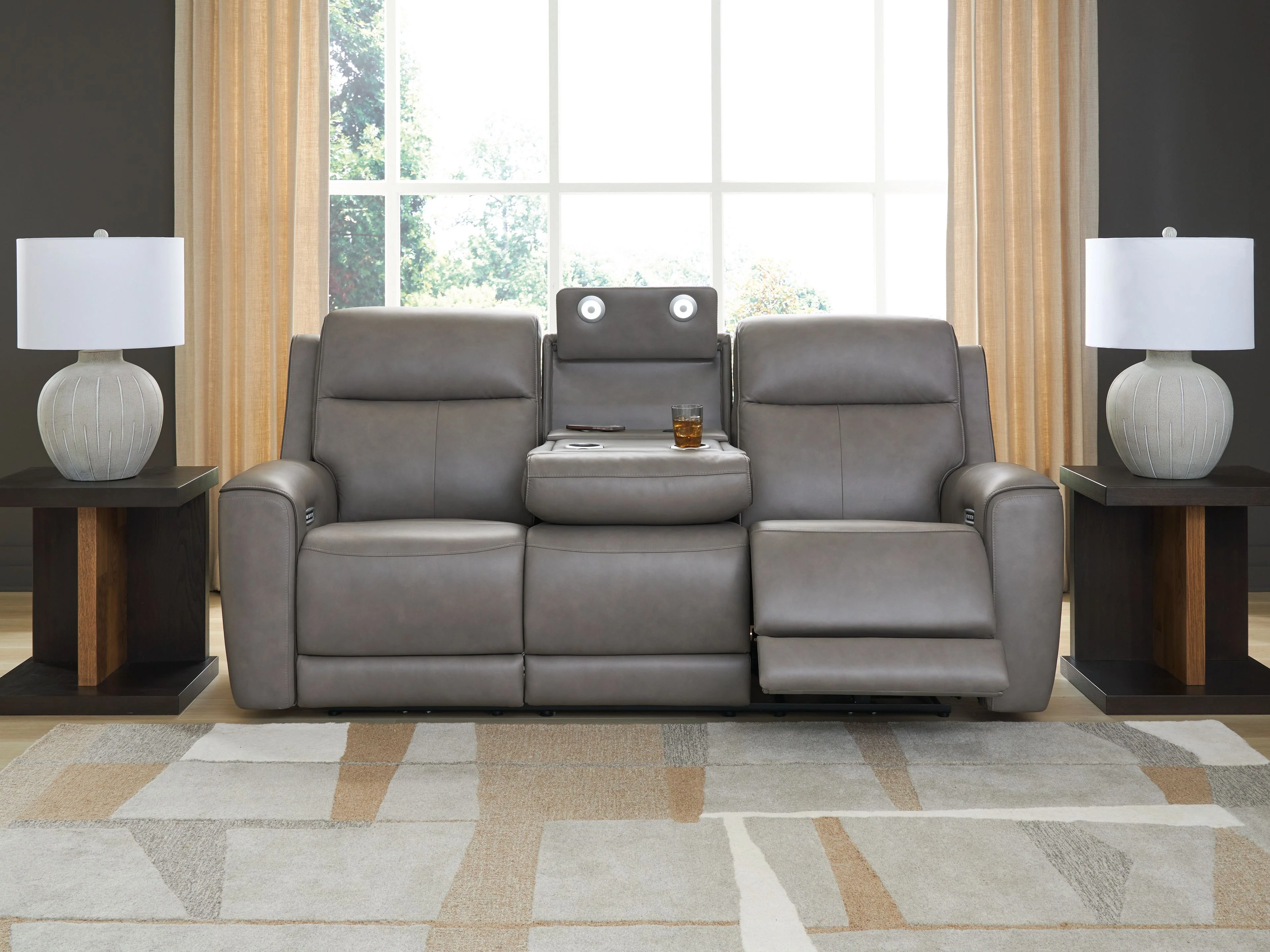 5Z-Comfort - Relaxation - Power Reclining Sofa With Adj Headrest - Image 9