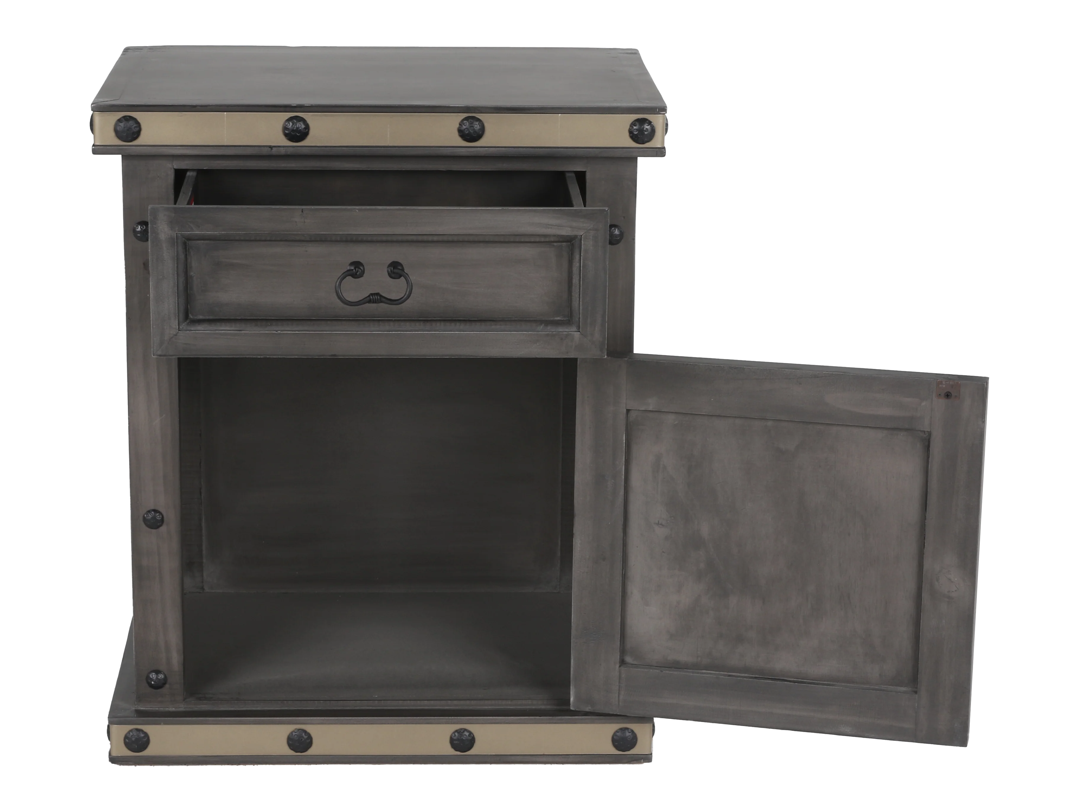 HACIENDA 6 Piece Bedroom set - Grey - Image 9