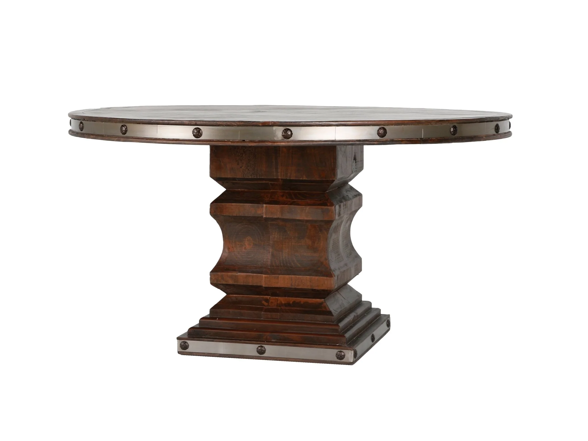 HACIENDA 7 PIECE ROUND DINING ROOM SET - Image 4