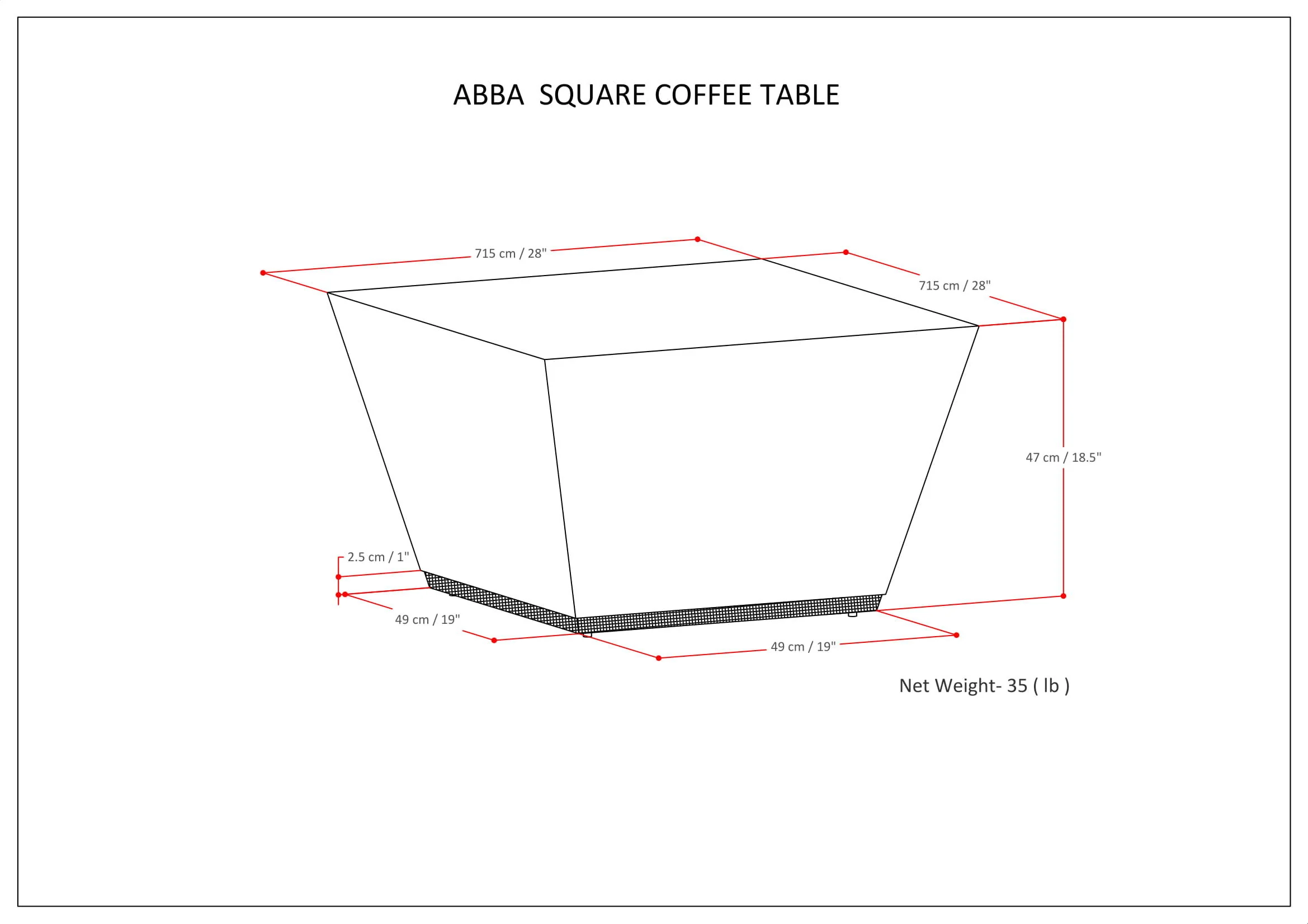 Abba - Handcrafted Coffee Table - Image 19