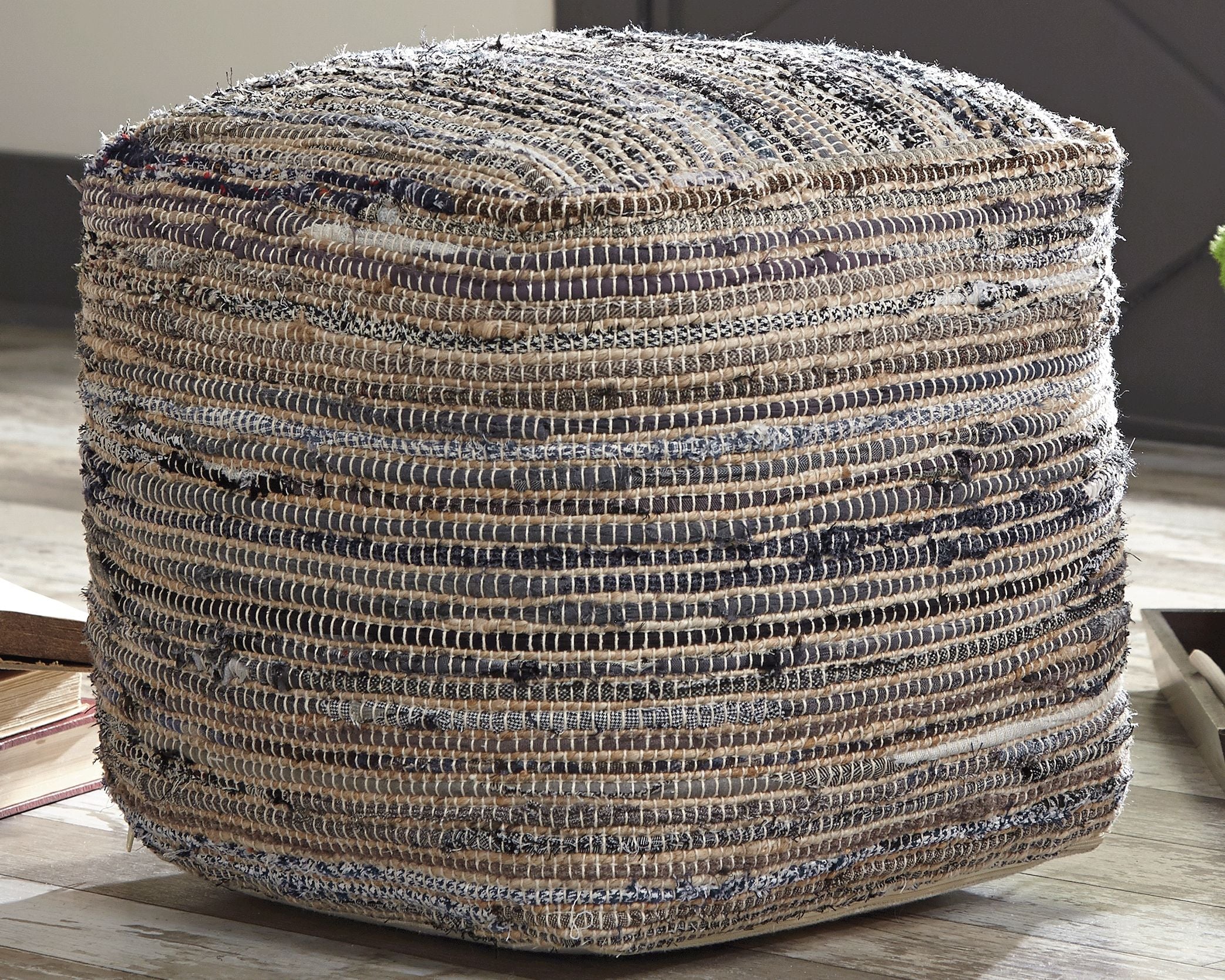 Absalom - Pouf - Denim - Image 2