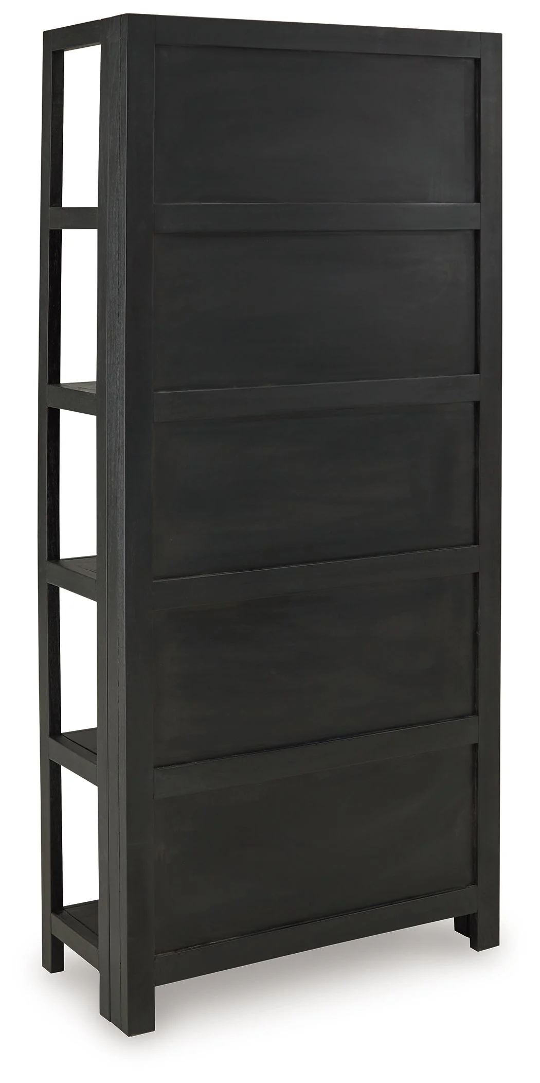 Abyard - Bookcase - Black / Natural - Image 2