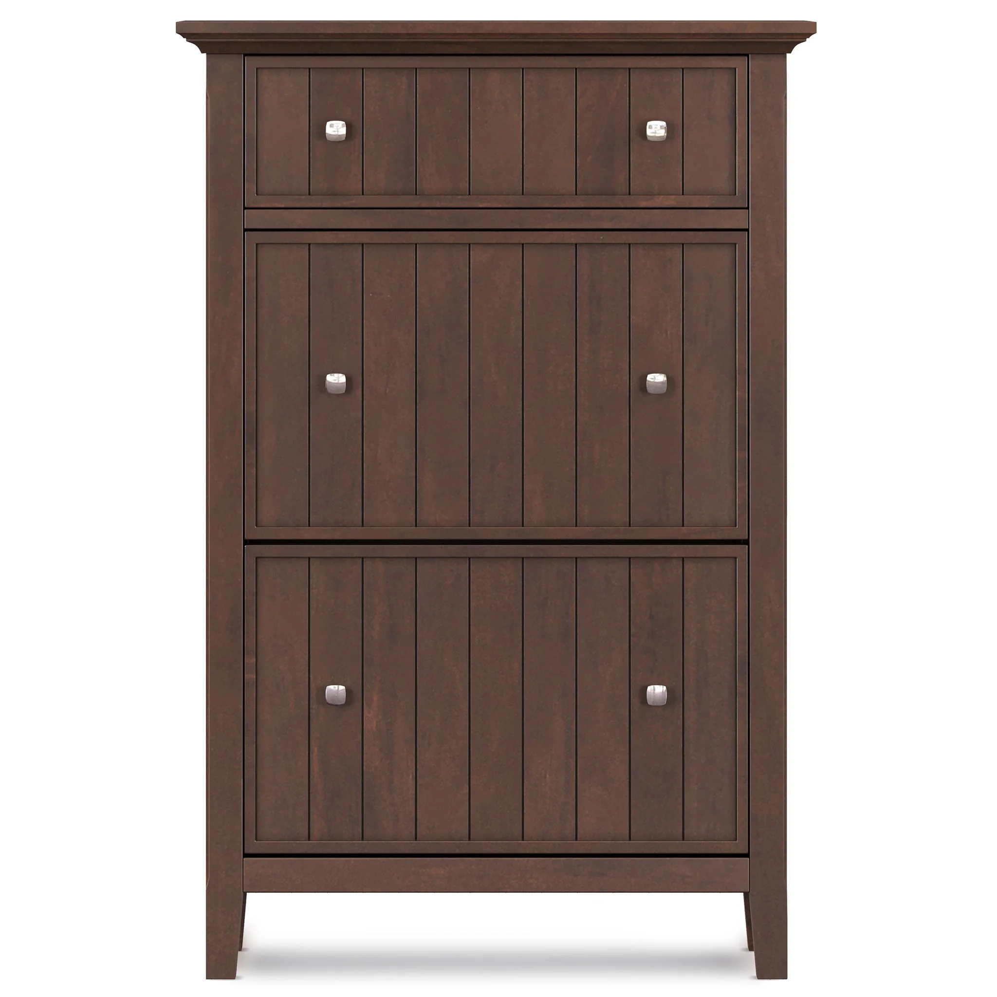 Acadian - Entryway Shoe Storage Cabinet - Brown - Image 4