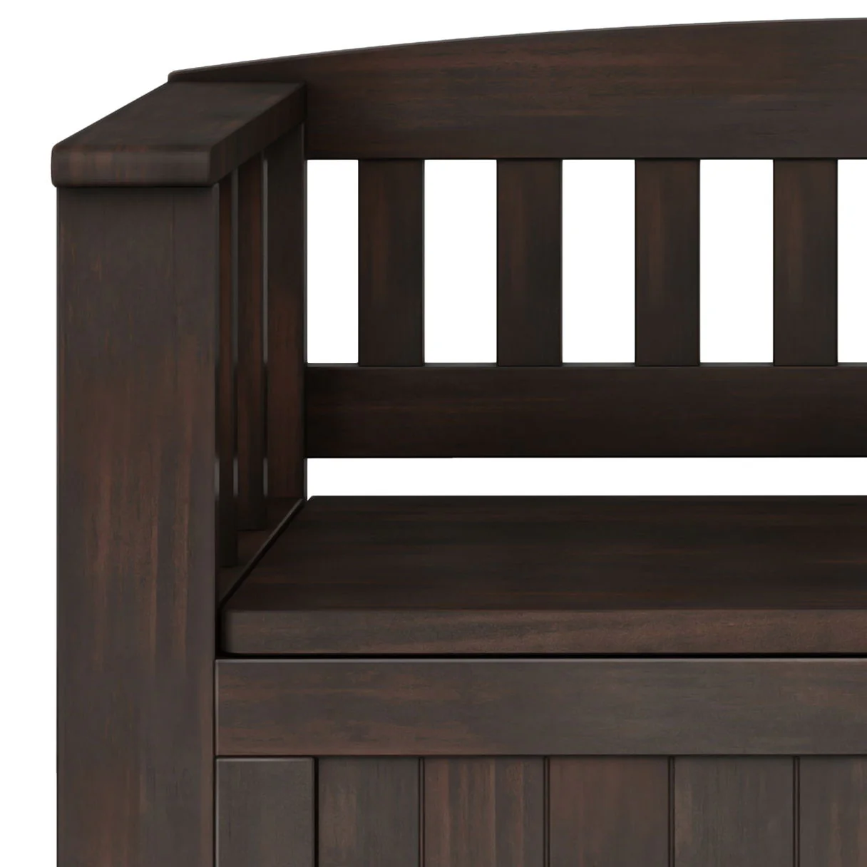 Acadian - Entryway Storage Bench, Handcrafted - Image 19