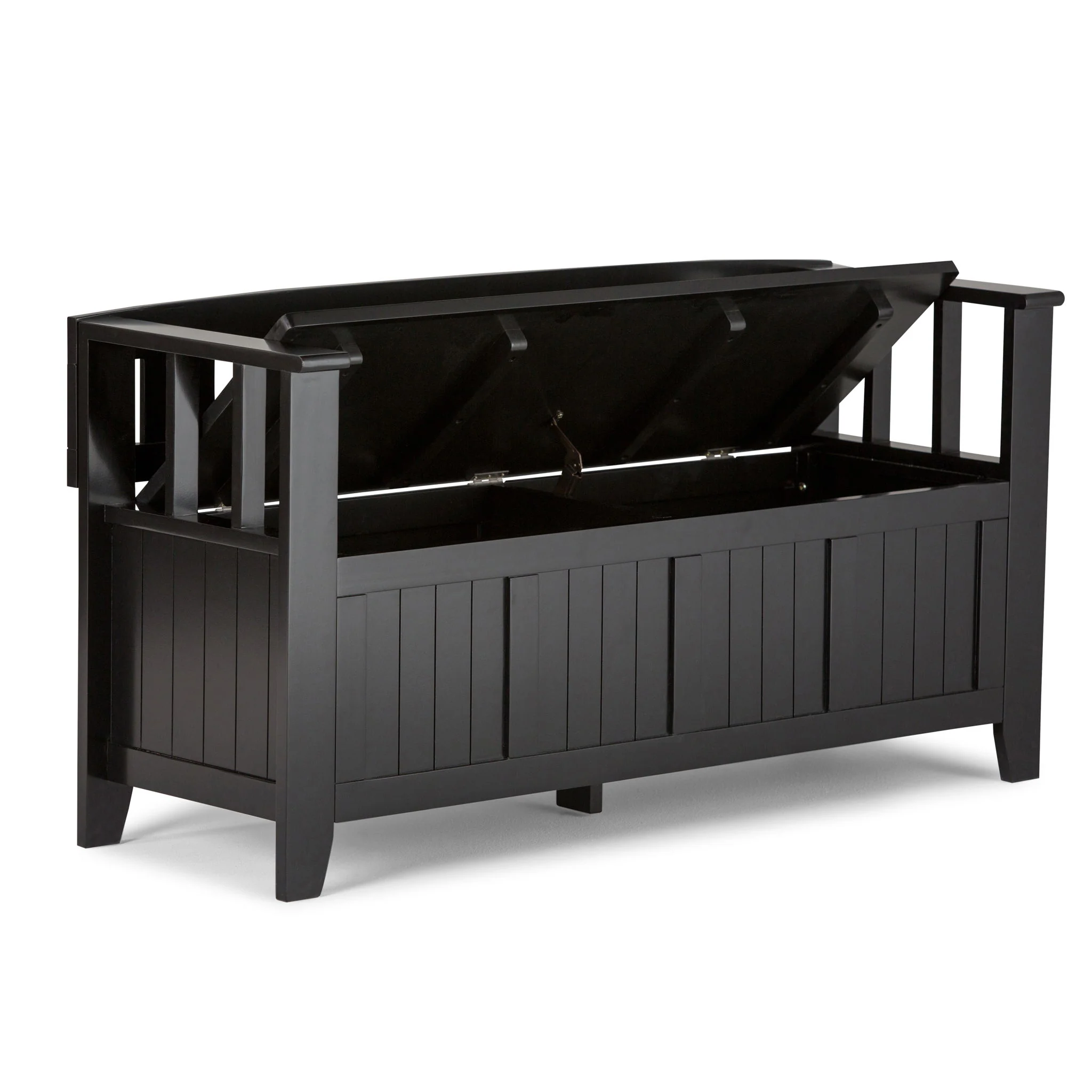 Acadian - Entryway Storage Bench, Handcrafted - Image 23