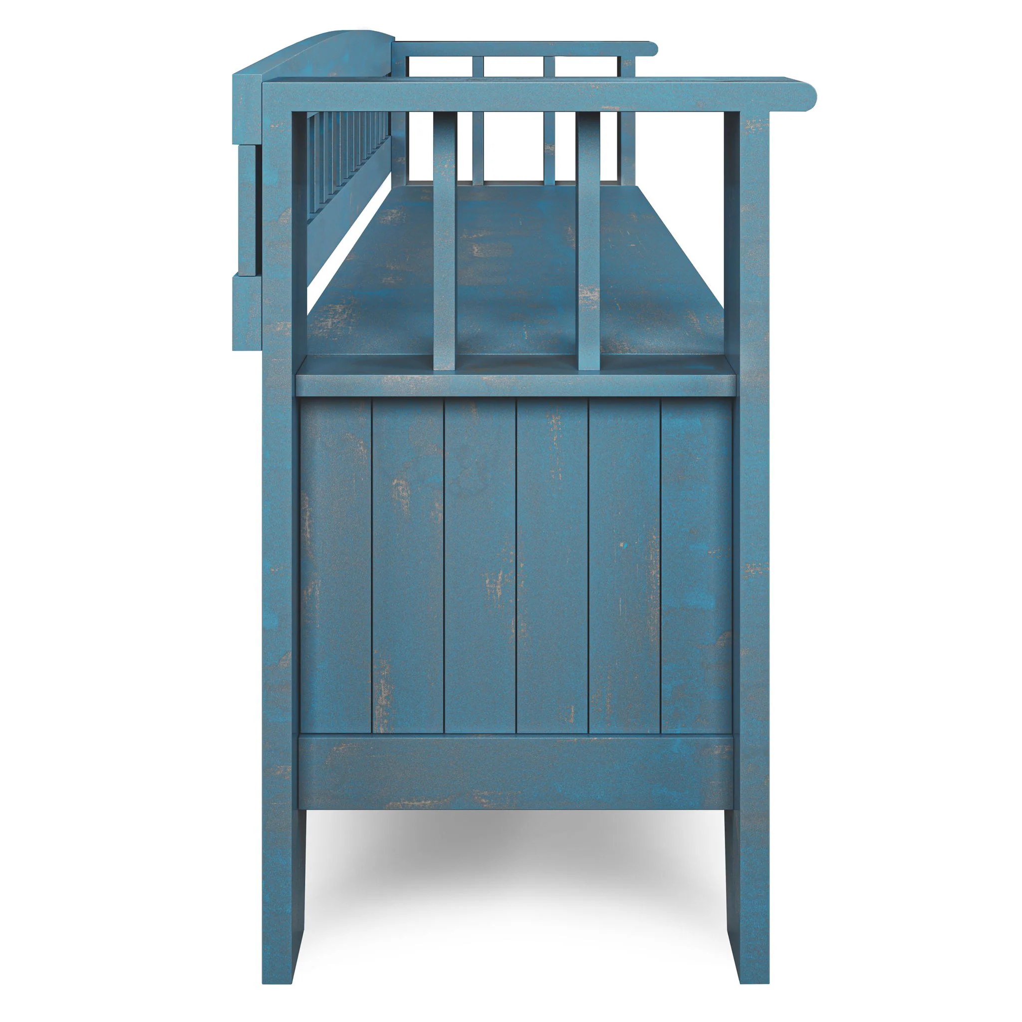 Acadian - Entryway Storage Bench, Handcrafted - Image 30