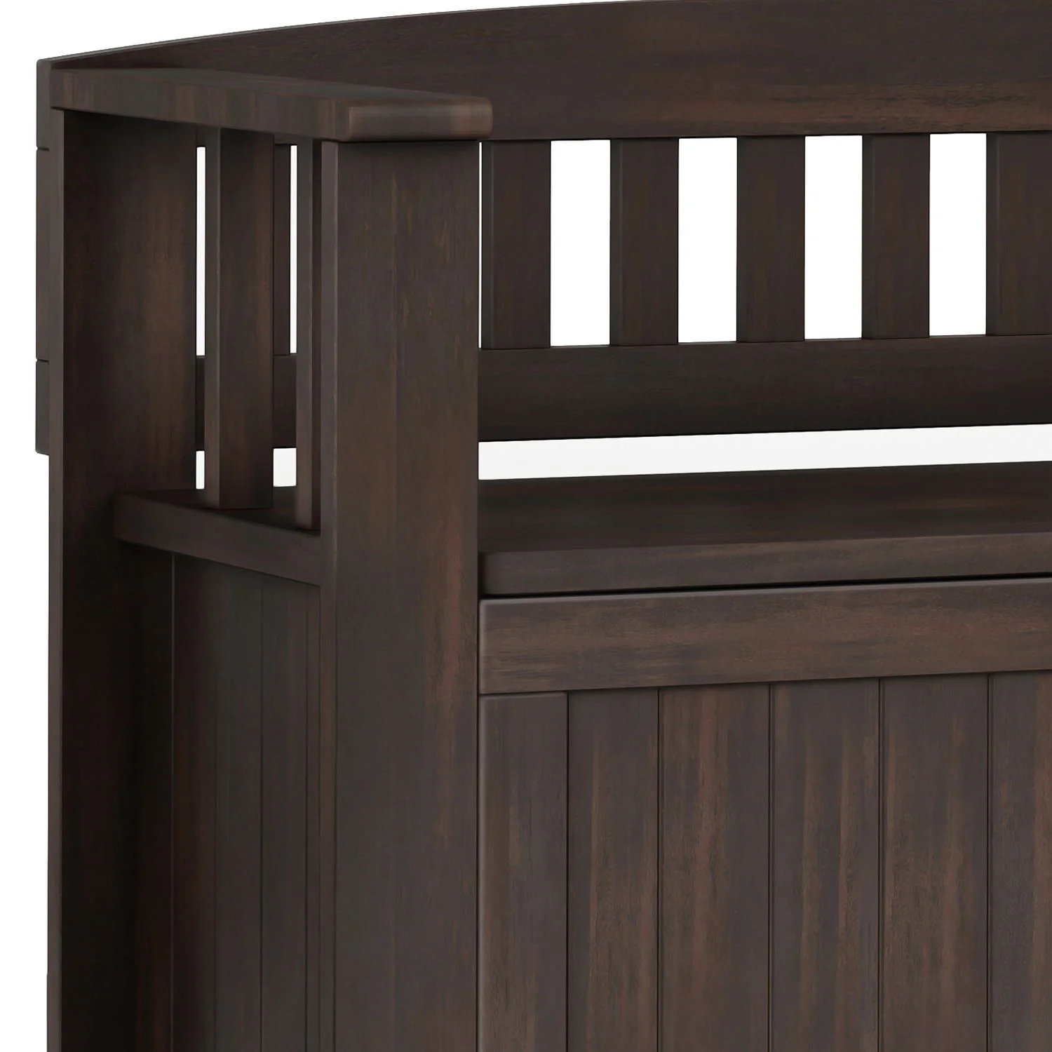 Acadian - Entryway Storage Bench, Handcrafted - Image 32