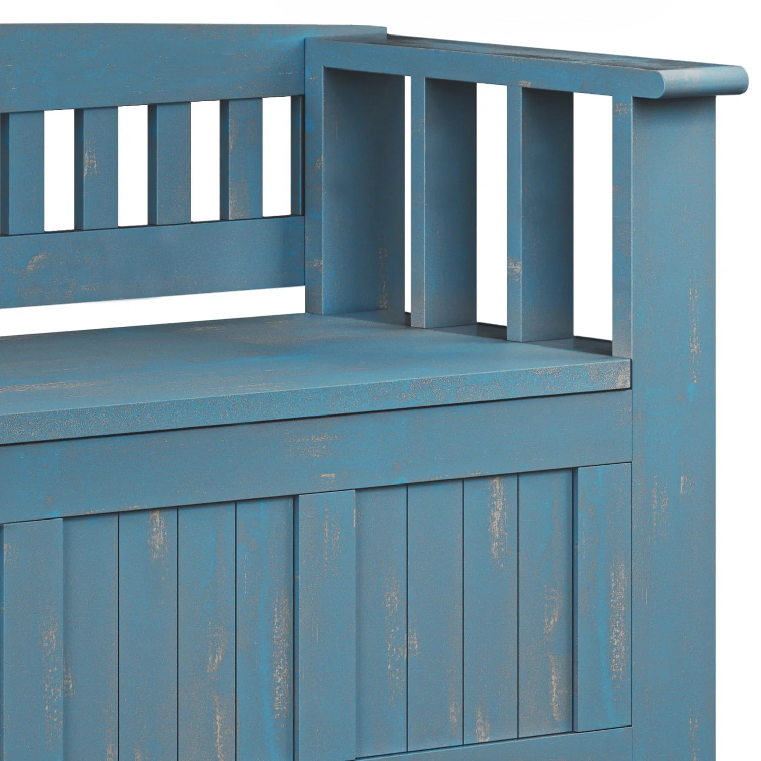 Acadian - Entryway Storage Bench, Handcrafted - Image 43
