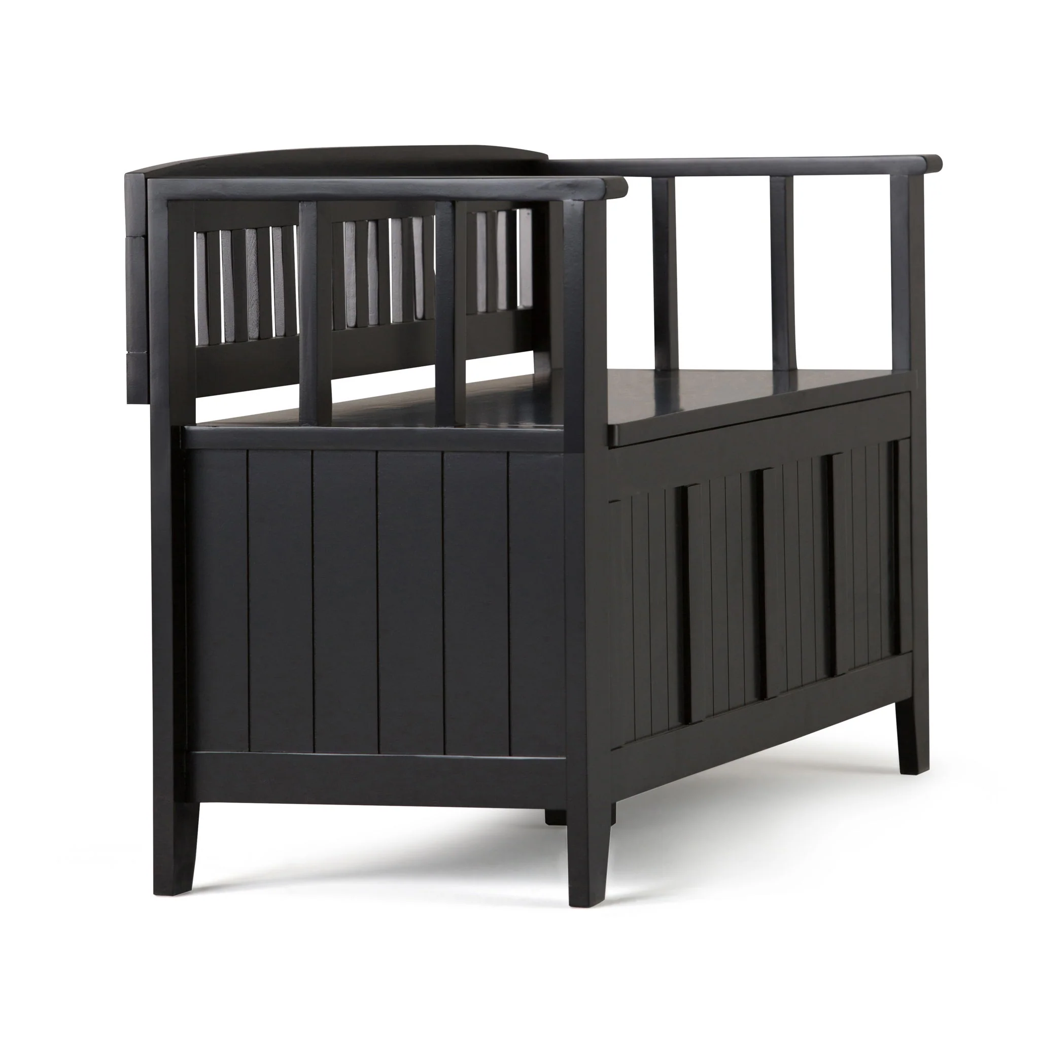 Acadian - Entryway Storage Bench, Handcrafted - Image 45