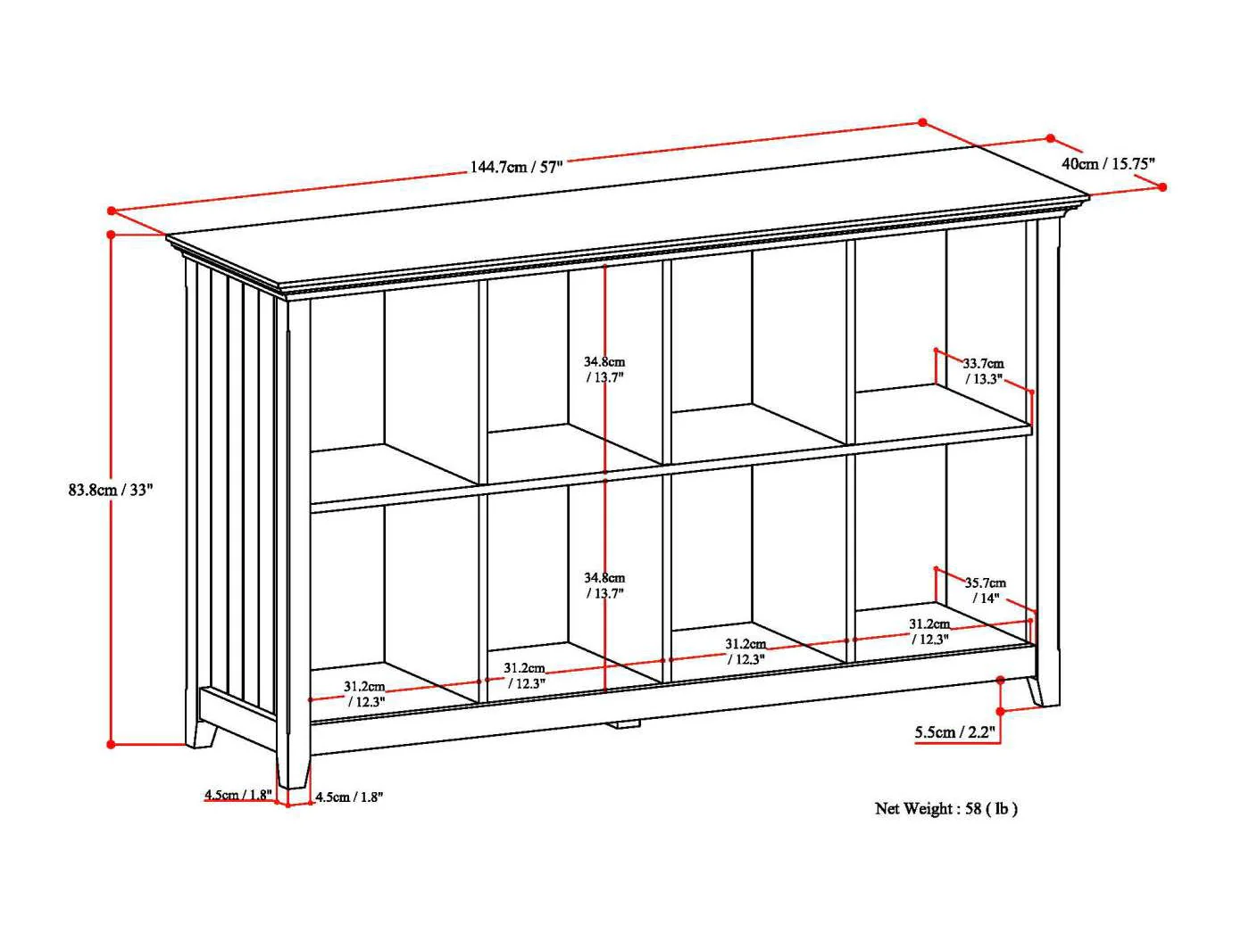 Acadian - Handcrafted Cube Storage - Image 61