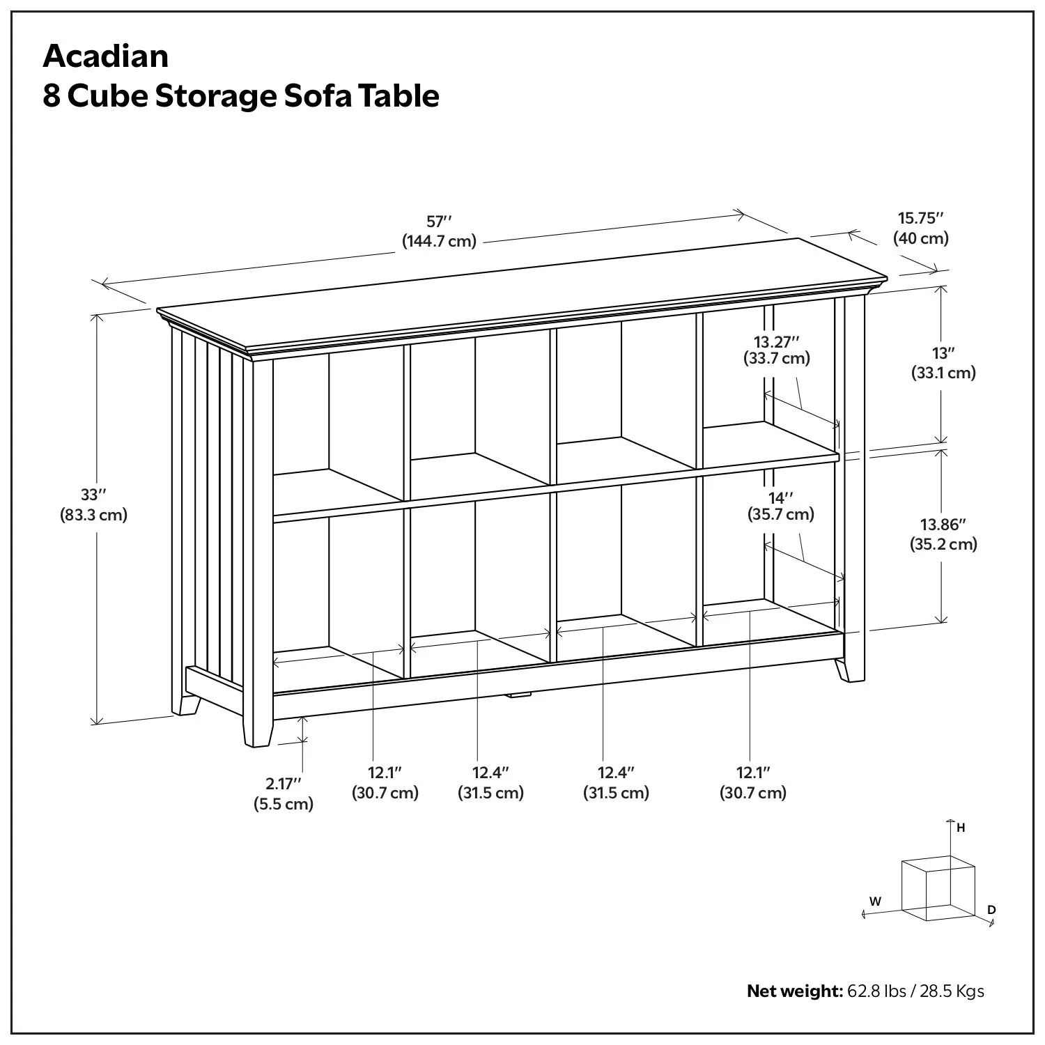 Acadian - Handcrafted Cube Storage - Image 85