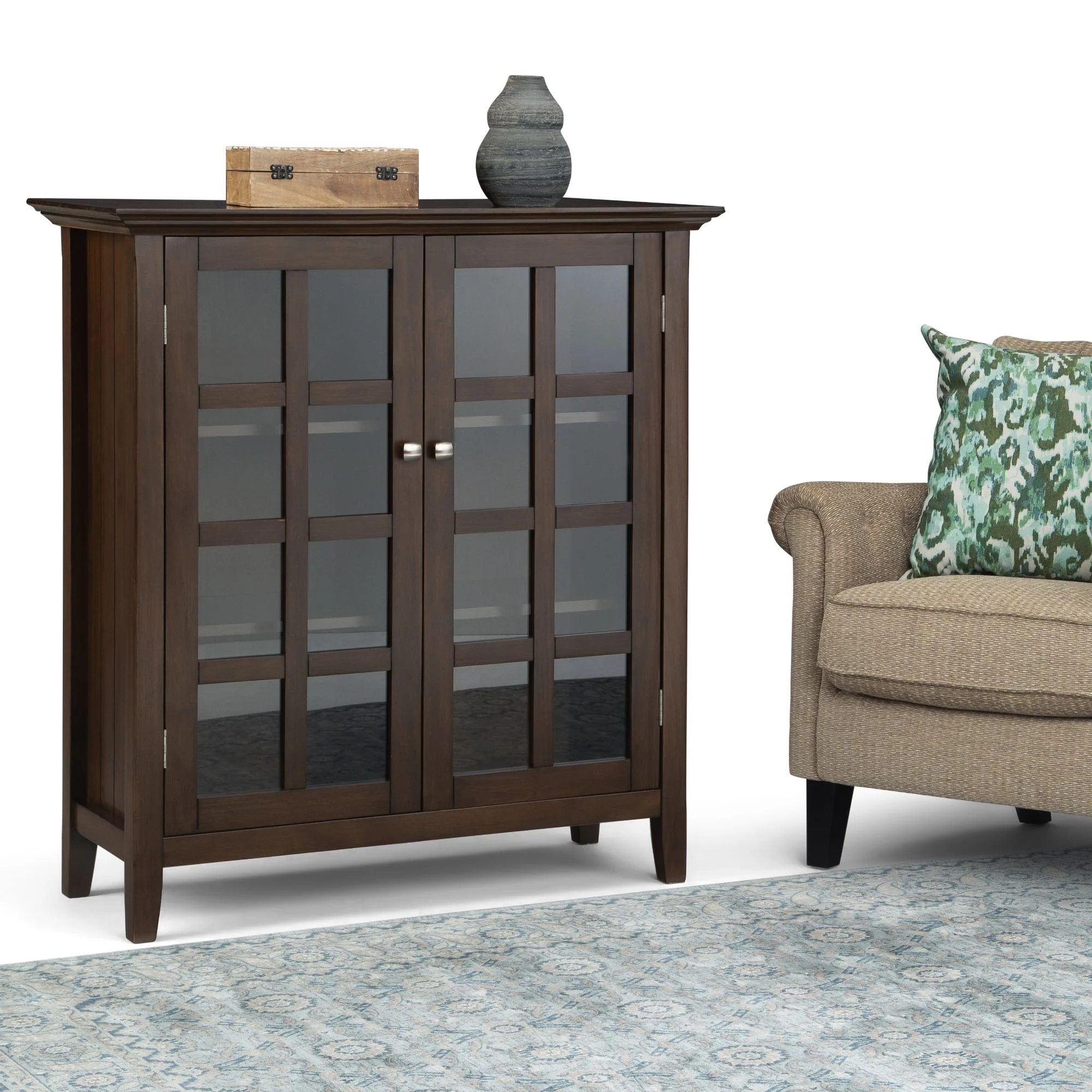 Acadian - Medium Storage Cabinet - Natural Aged Brown - Image 5