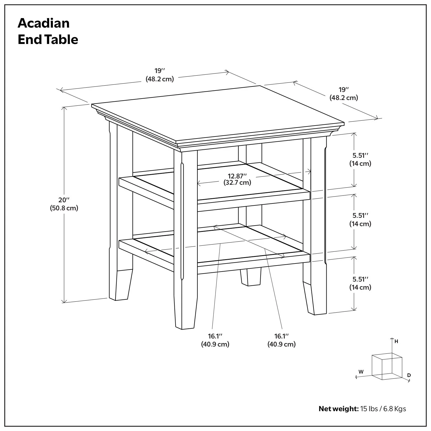 Acadian - Transitiona End Table - Image 2