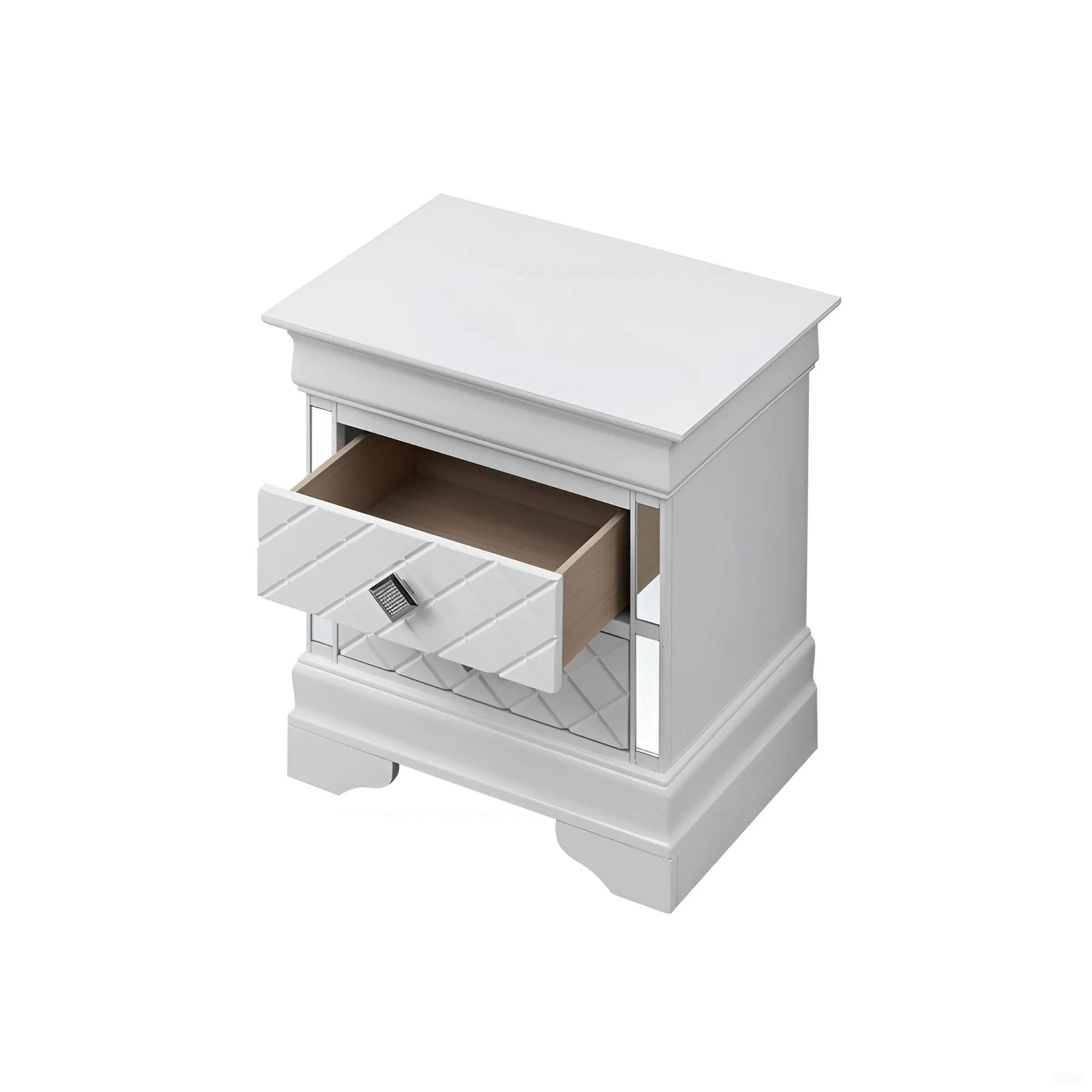 Accent Nightstand - Silver Champagne - Image 5