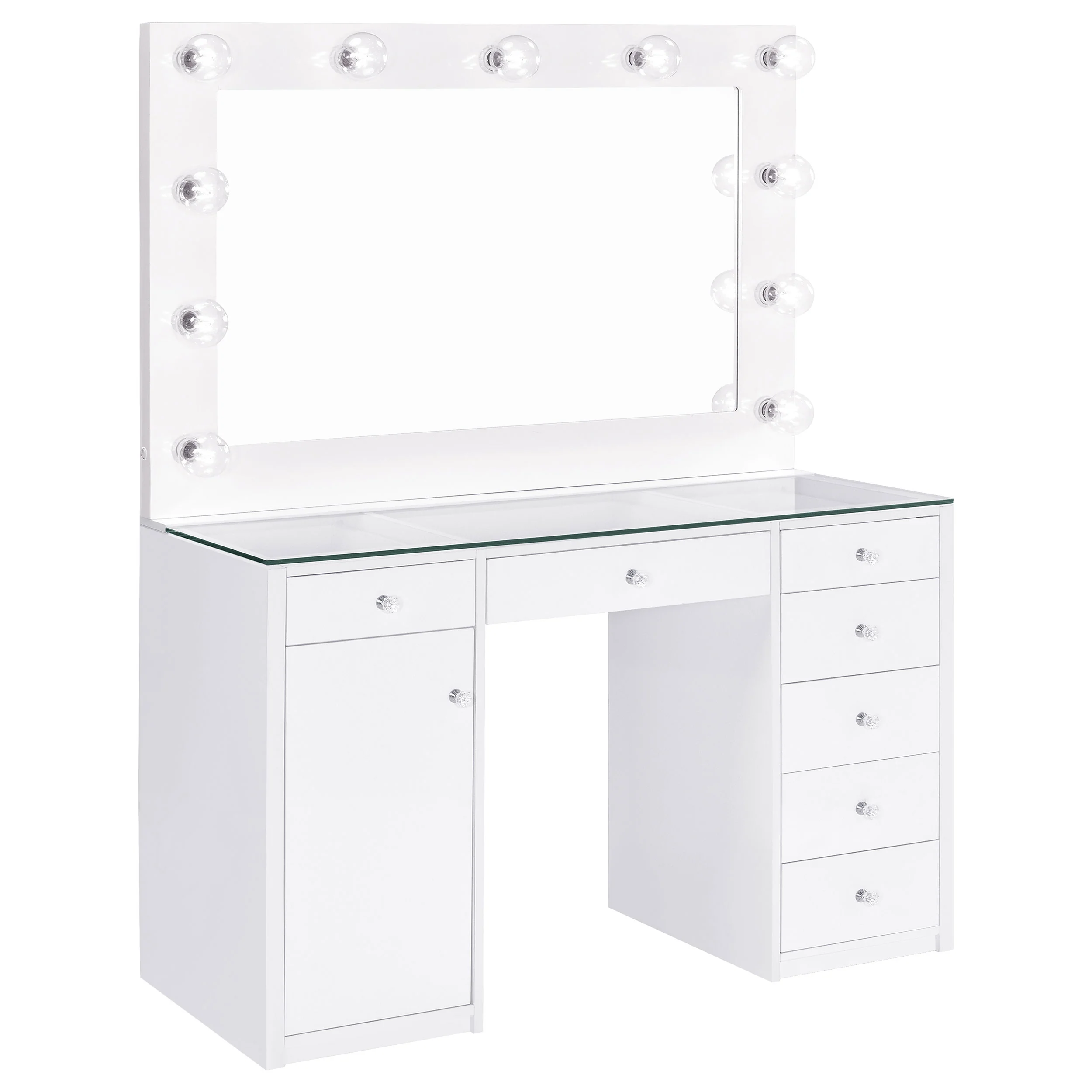 Acena - 7-Drawer Vanity Set With Lighting - Image 33