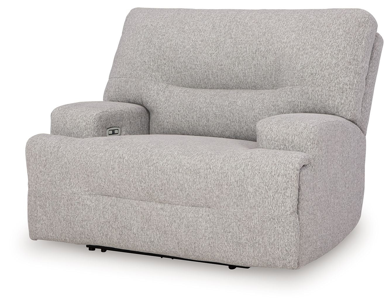 Acklen Place - 4 Pc. - 3-Piece Power Reclining Sectional Sofa With Raf Chaise, Wide Seat Power Recliner - Pewter - Image 5