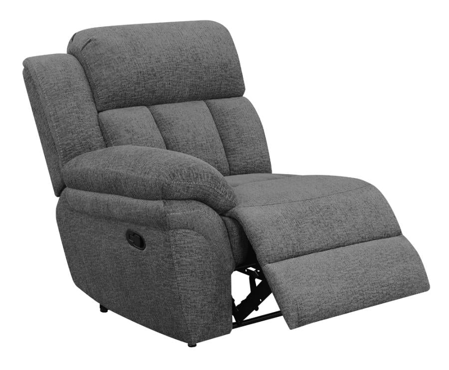 Acton Upholstered Flared Arm Loveseat Teal Blue - Image 2