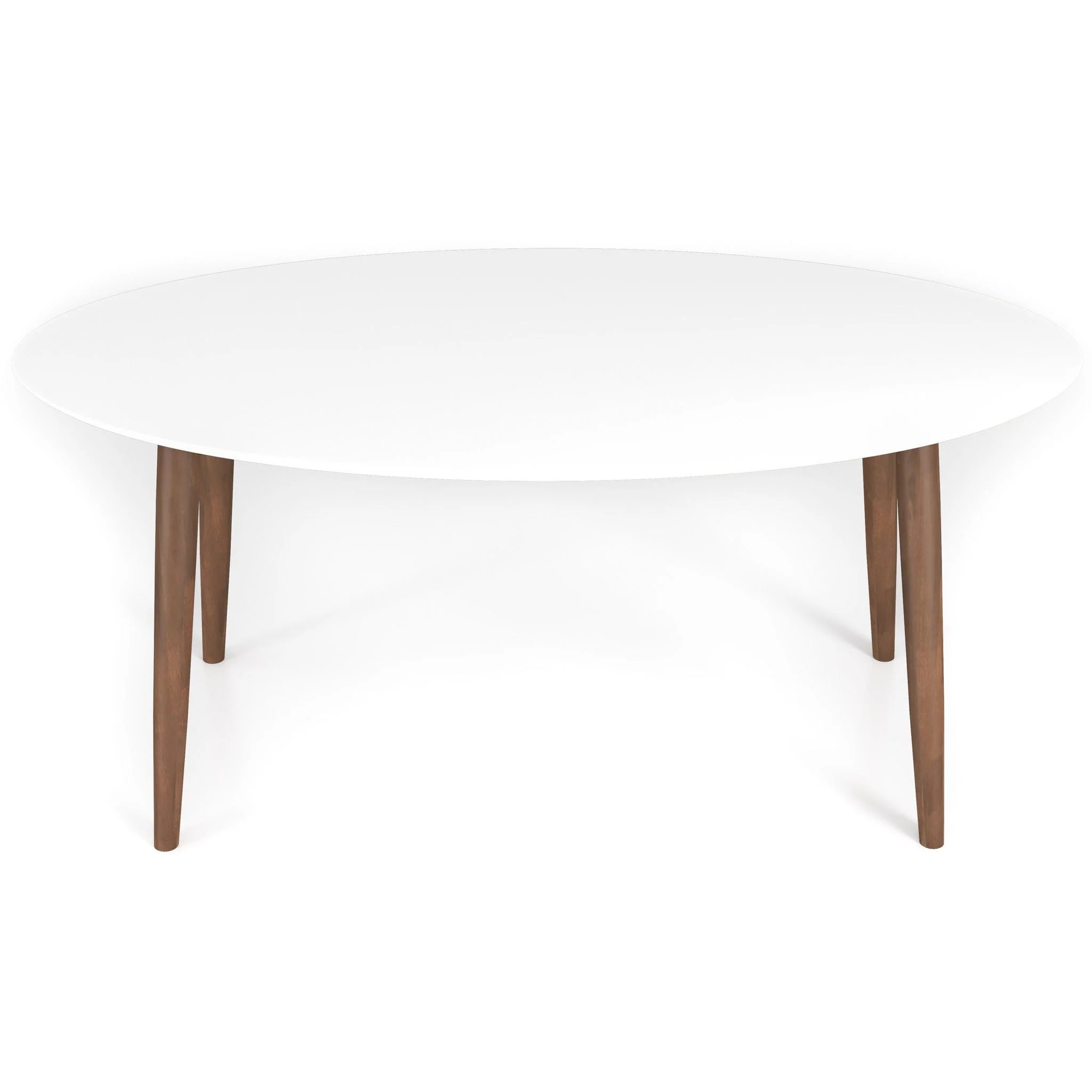 Ada - Mid-Century Modern Style Oval Dining Table - Image 11