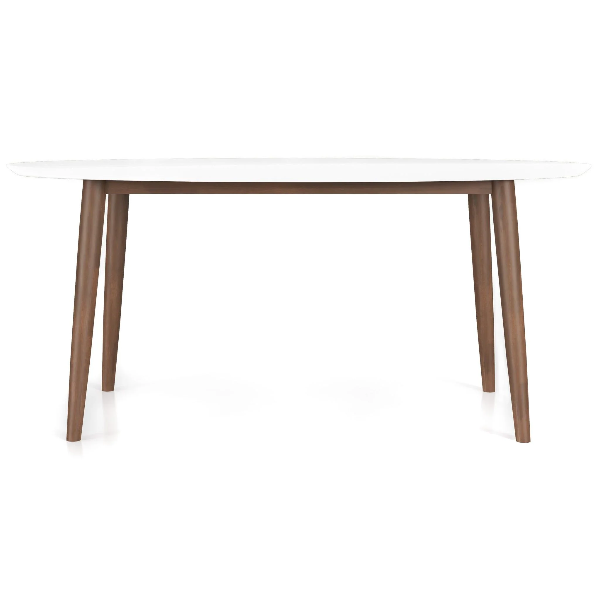 Ada - Mid-Century Modern Style Oval Dining Table - Image 2
