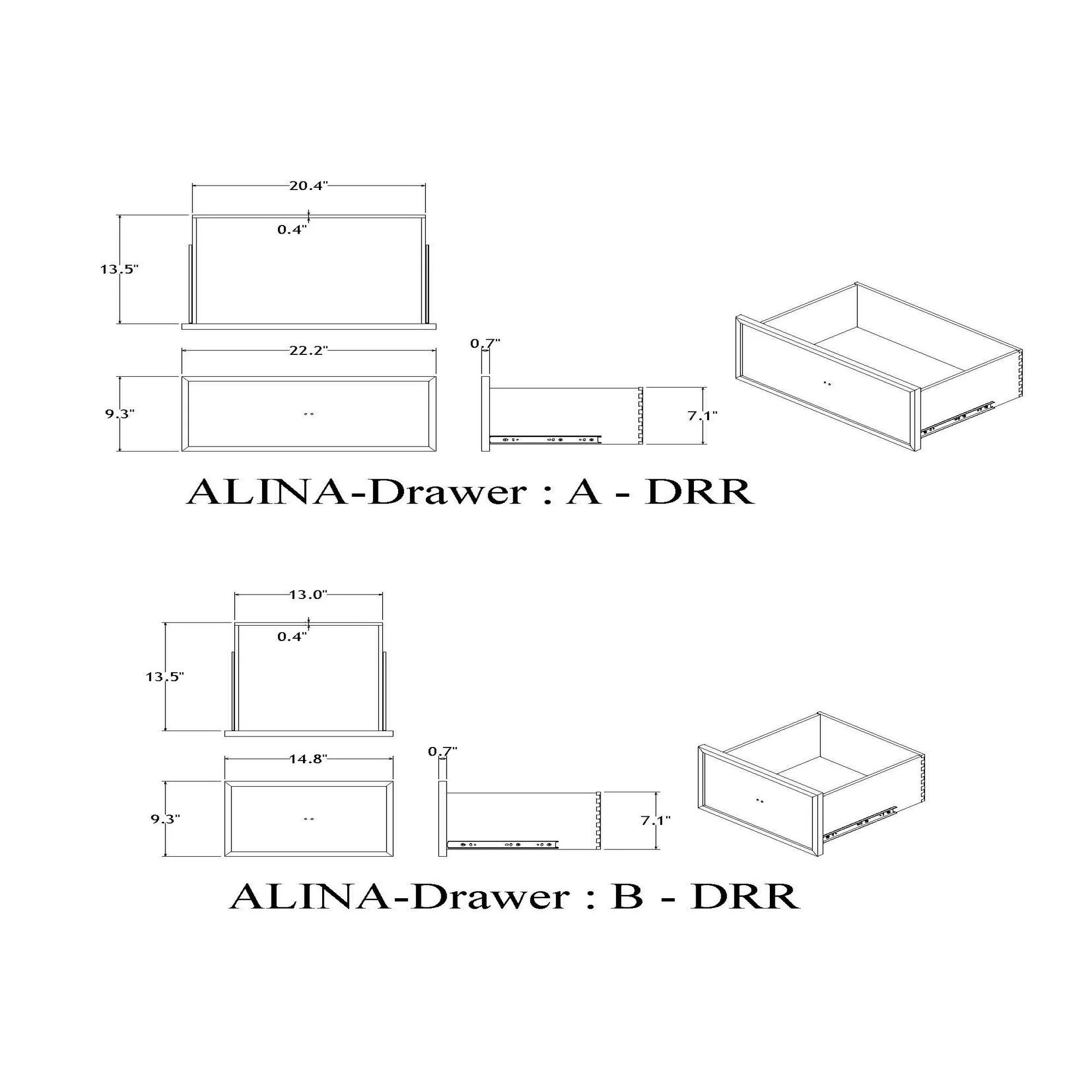 Adalid - Dresser With LED Light And Glittered Drawer Fronts - White - Image 4