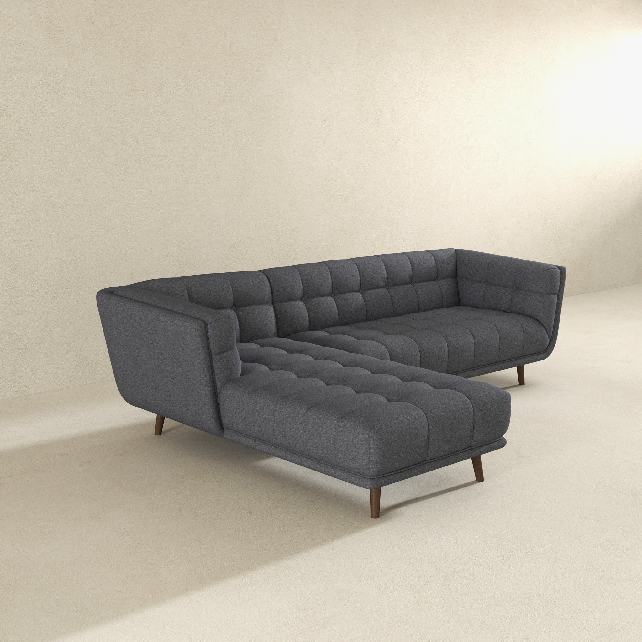 Addison - L Shape Sectional Sofa Tufted - Image 28