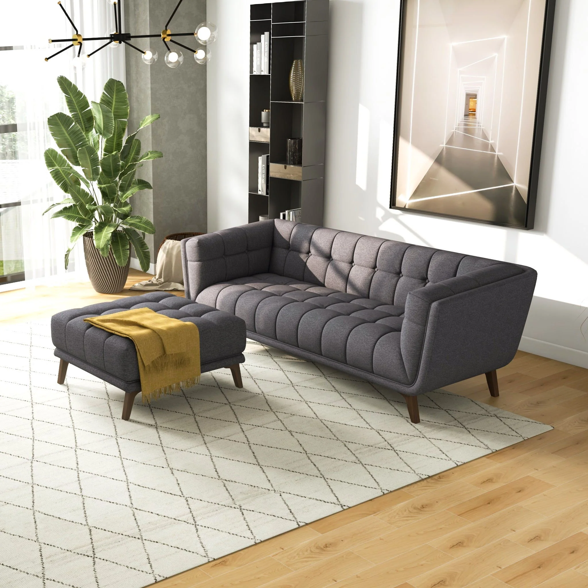 Addison - Square Upholstered Ottoman - Image 8