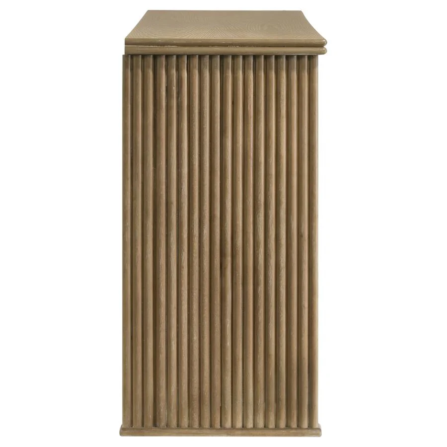 Adina - 2-Door Sideboard Server - Distressed Light Brown - Image 10