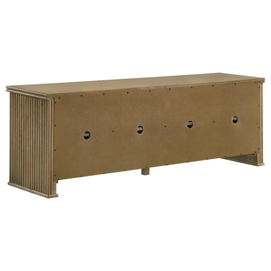 Adina - 70" TV Stand Media Console - Distressed Light Brown - Image 7