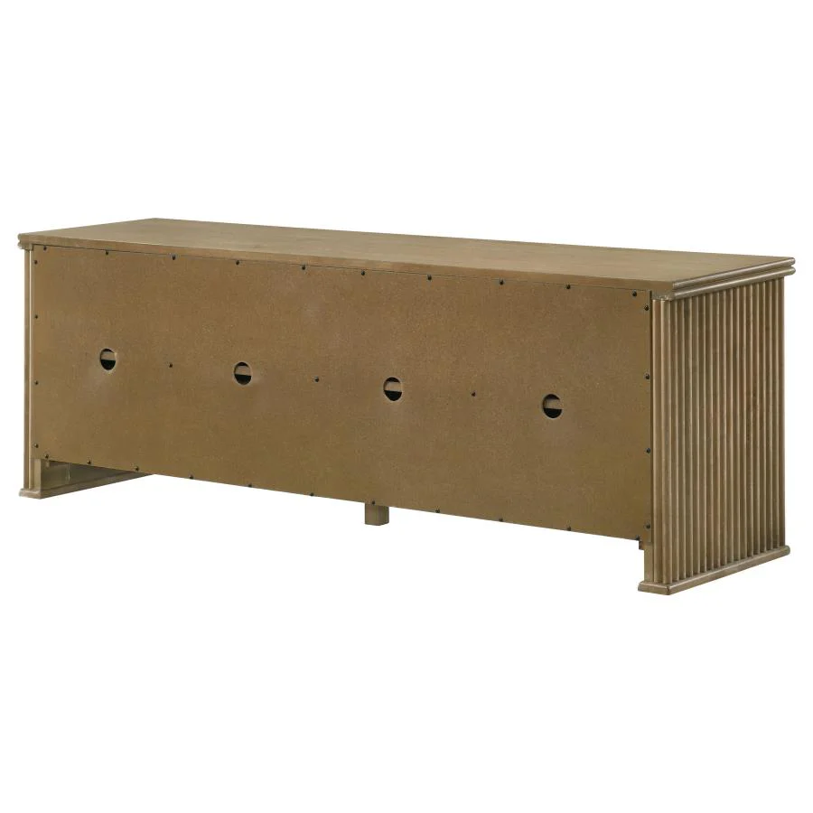 Adina - 70" TV Stand Media Console - Distressed Light Brown - Image 9