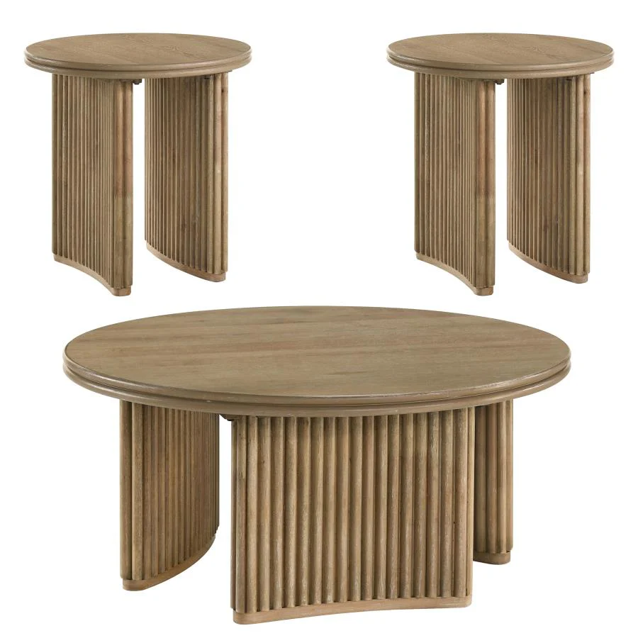 Adina - Round Coffee Table Set - Image 4