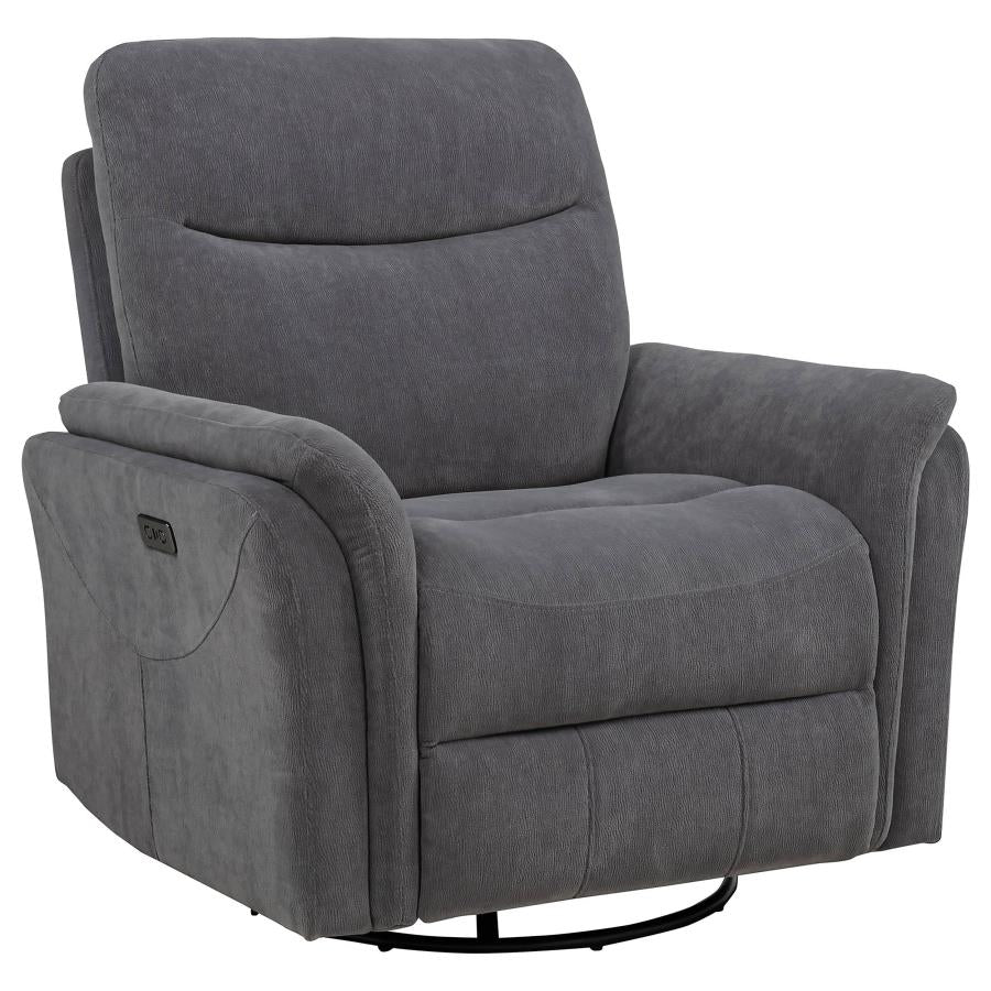 Adler - Upholstered Power Swivel Glider Recliner - Image 10