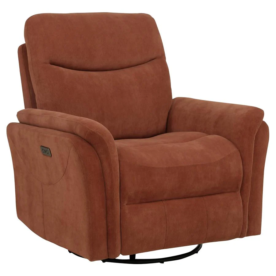Adler - Upholstered Power Swivel Glider Recliner - Image 12