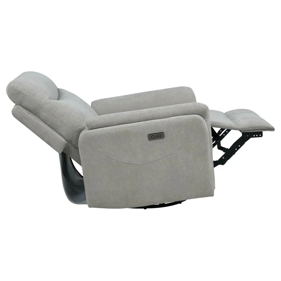 Adler - Upholstered Power Swivel Glider Recliner - Image 23