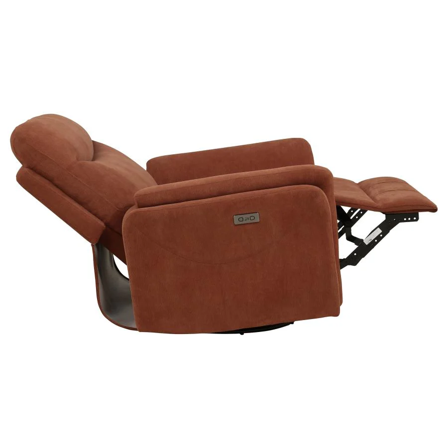 Adler - Upholstered Power Swivel Glider Recliner - Image 24